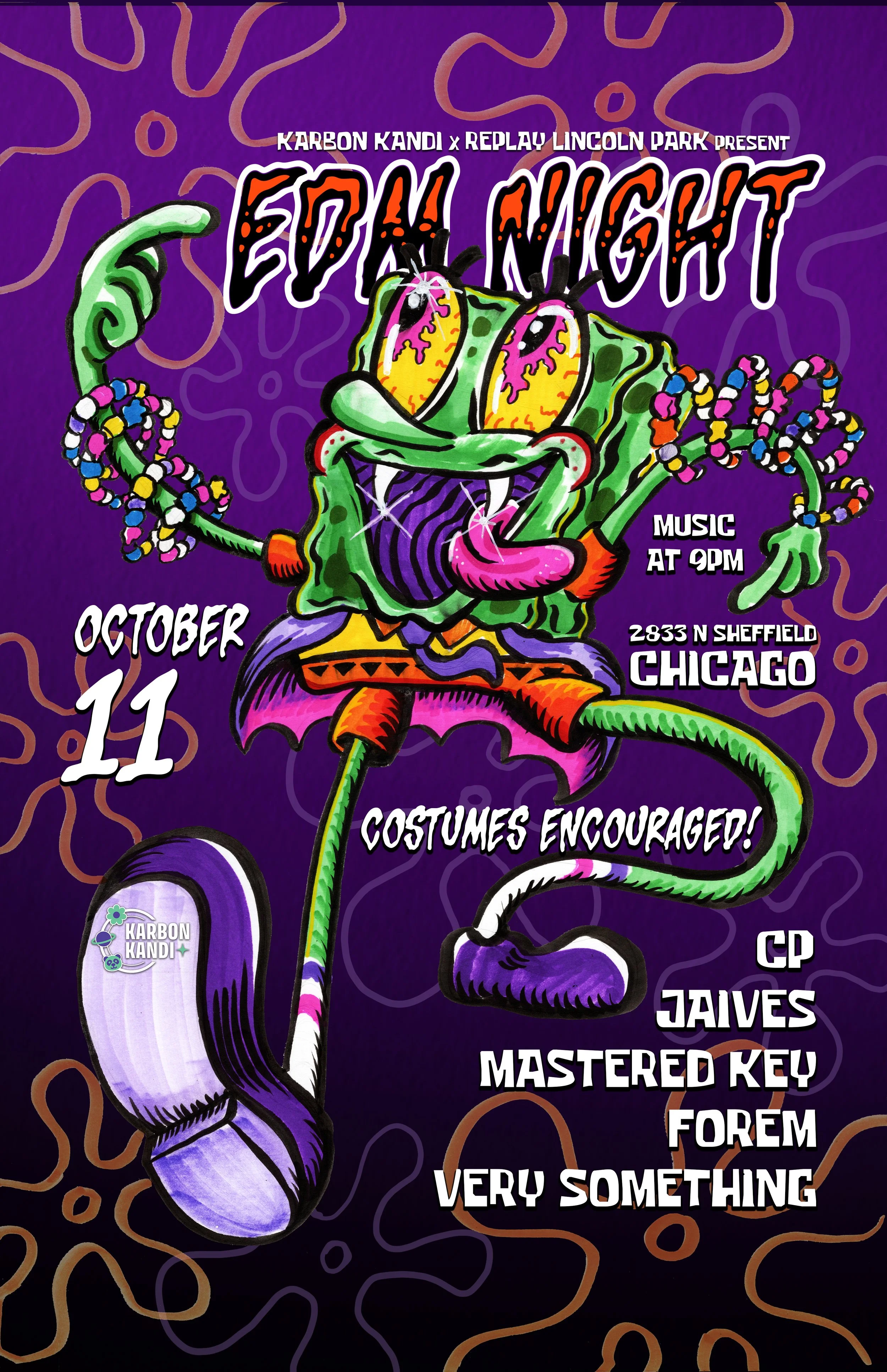 Karbon Kandi Presents EDM NIGHT: Spongebob Halloween Edition