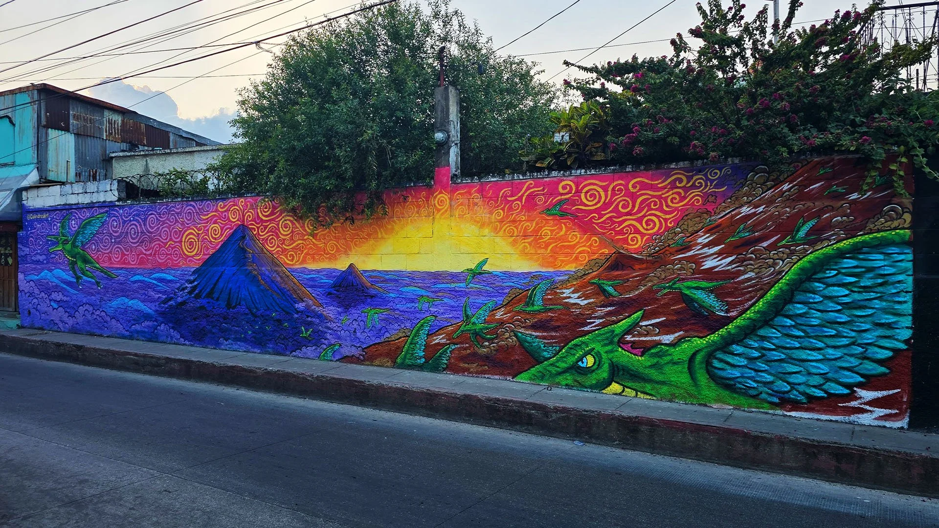 Frash Magazine Music Video Mural | Guatemala