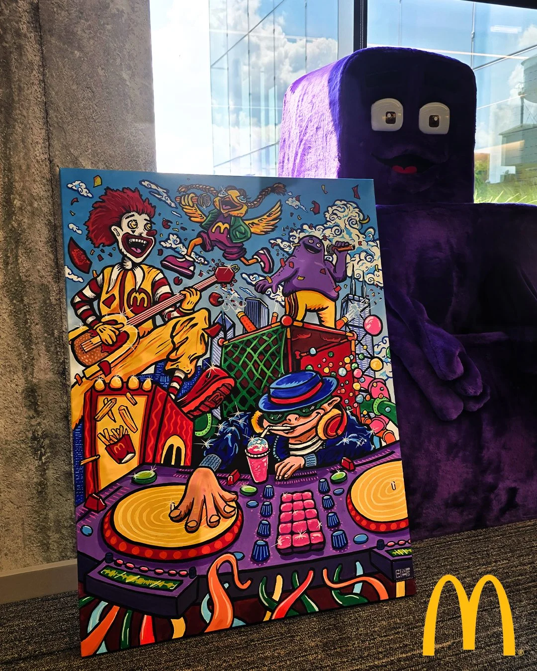 Commissioned Painting for McDonalds HQ Chicago