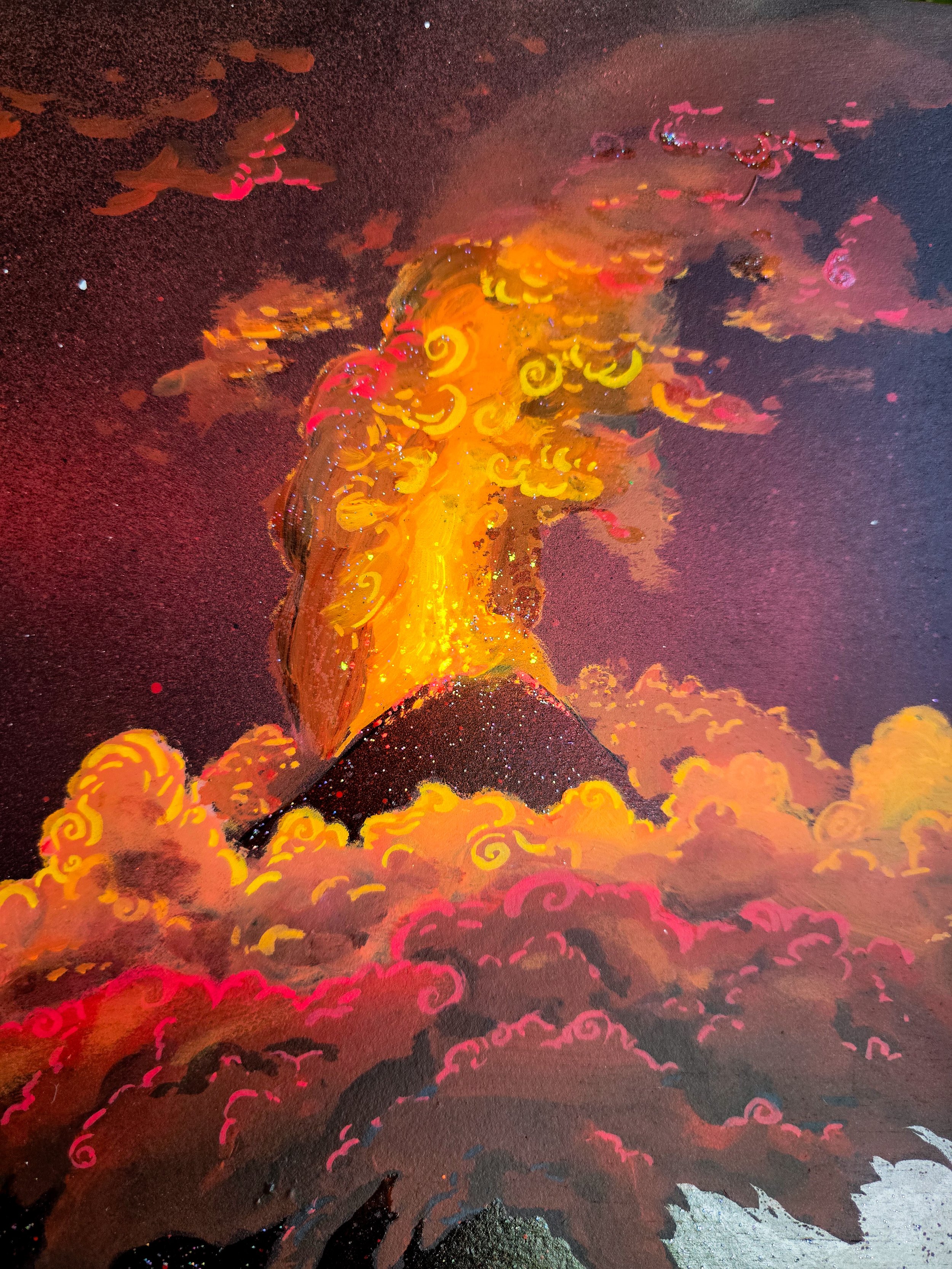 volcanito_fuego en la noche_details.jpg