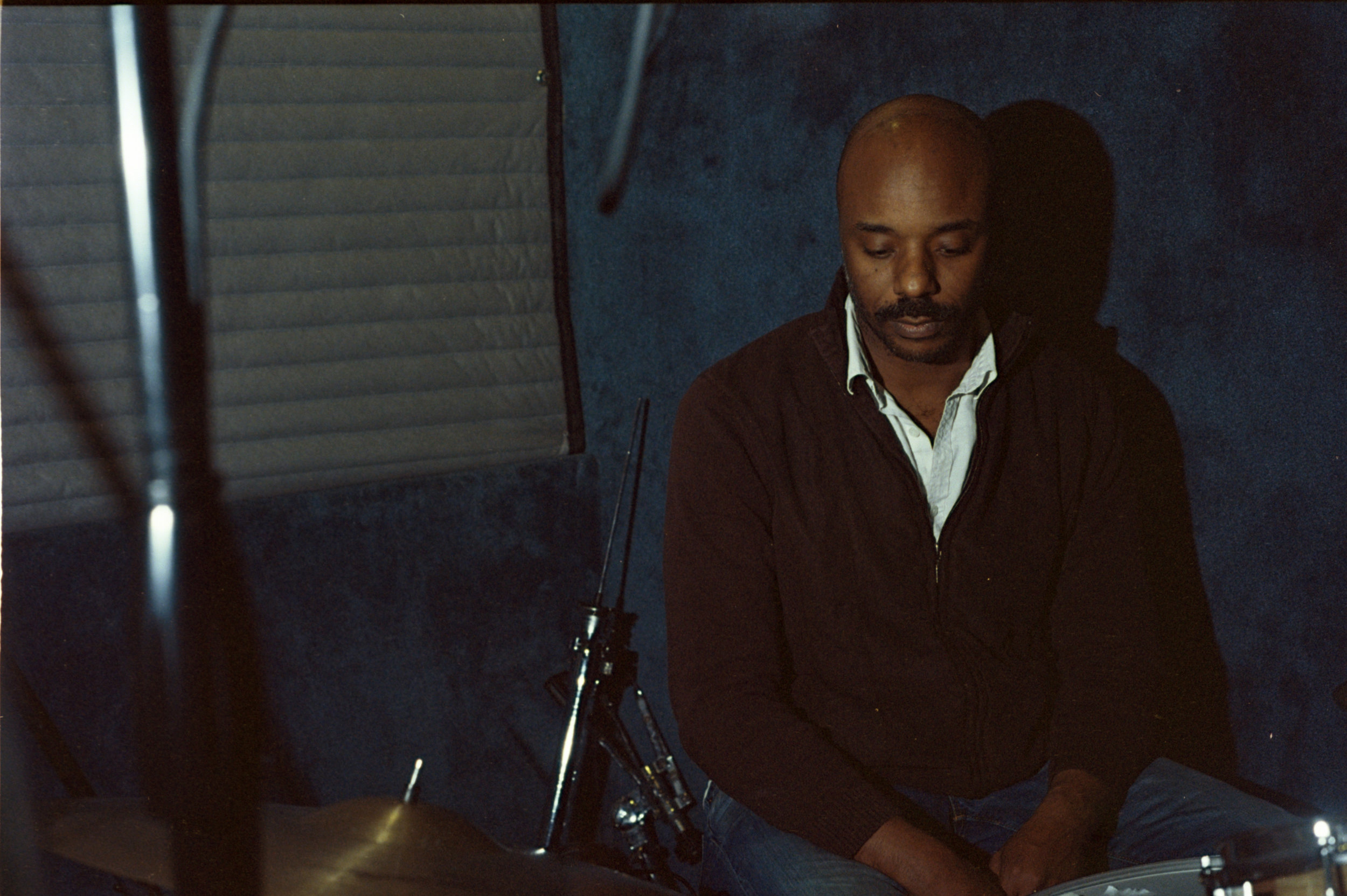 Drummer Chad Taylor of Chicago Underground (Photo by Devin O'Brien)