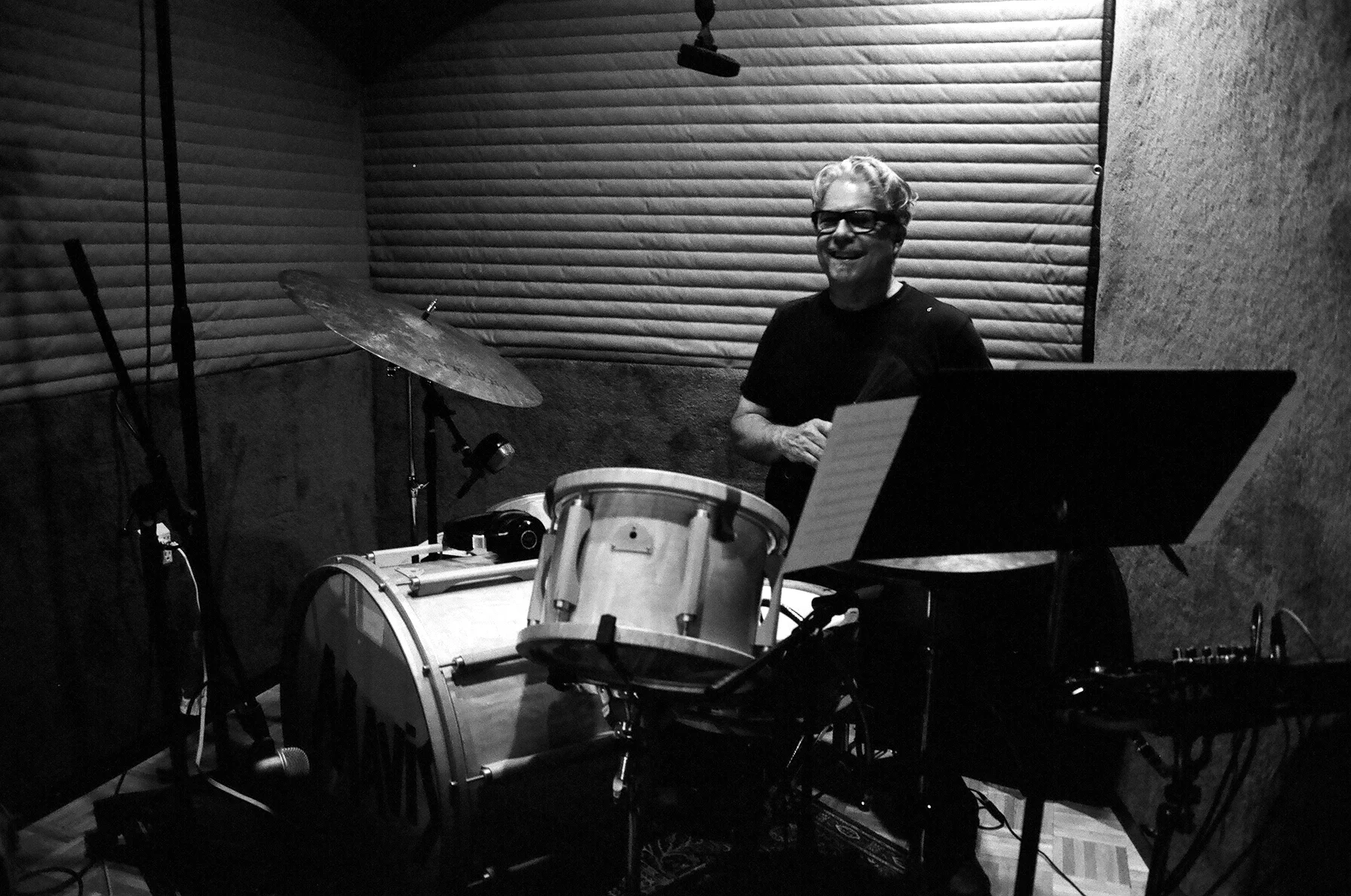 Stephen Hodges drummer for Tom Waits & Mavis Staples (Photo by Devin O'Brien)