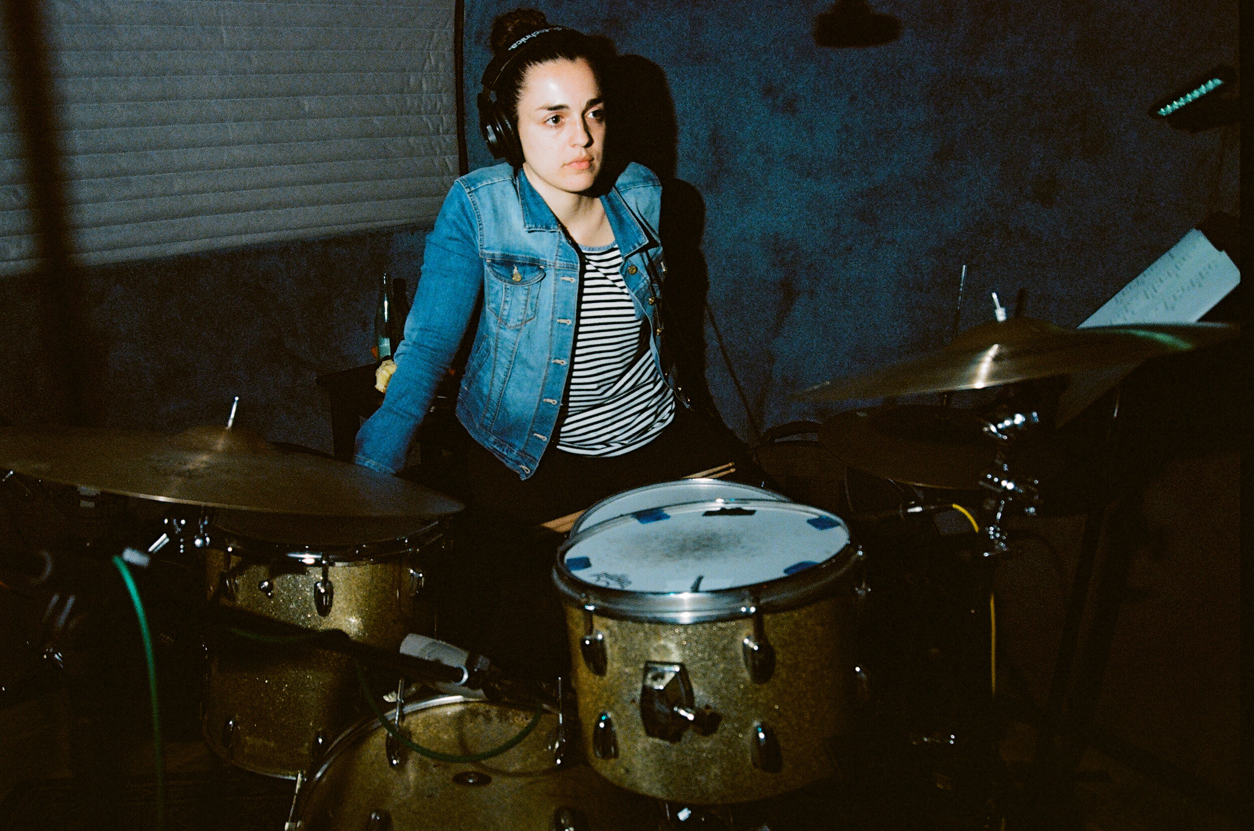 Drummer Ana Barreiro (Photo by Devin O'Brien)