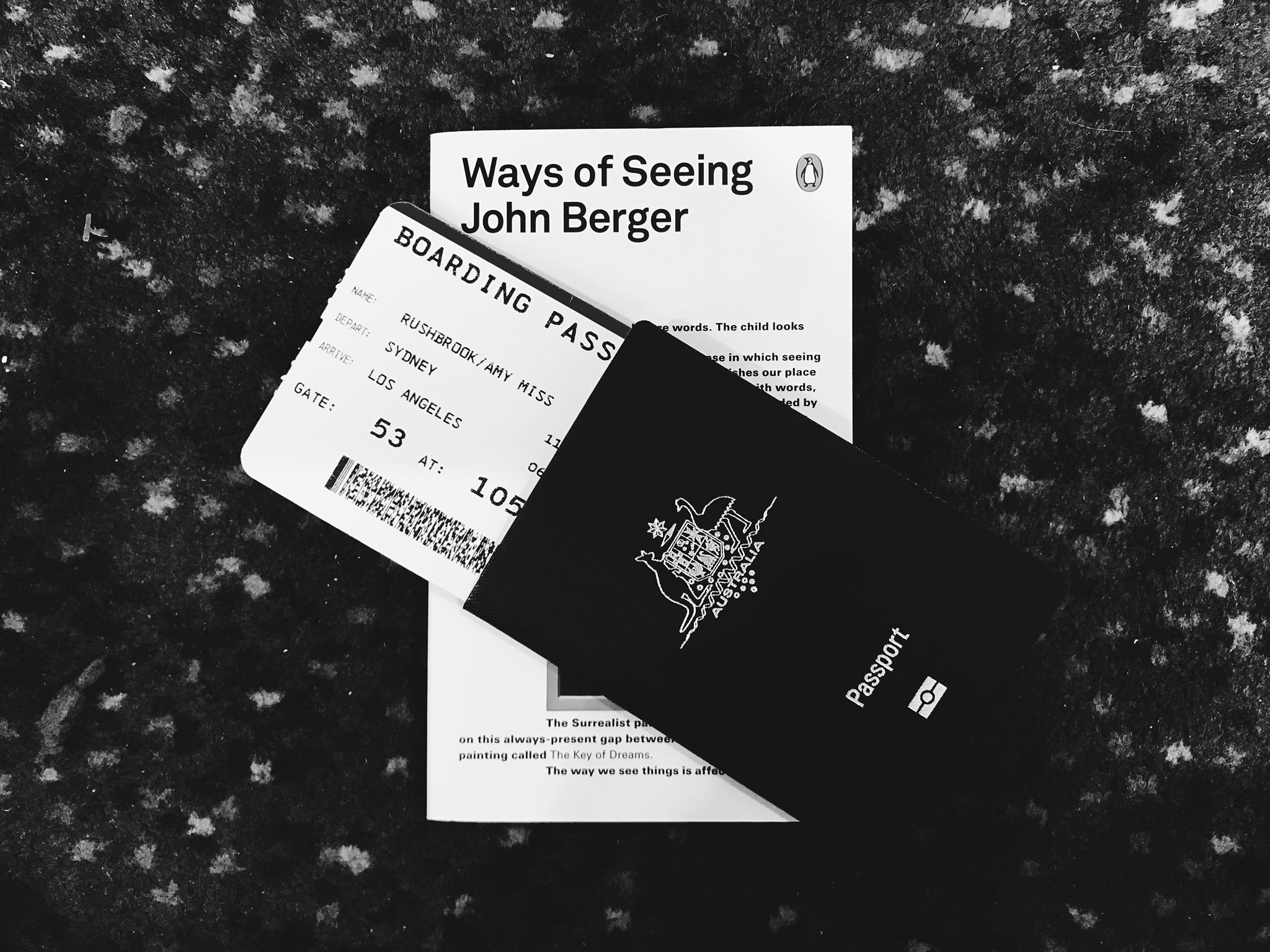 Flight ready! I flew Melbourne - Sydney then onto LAX.