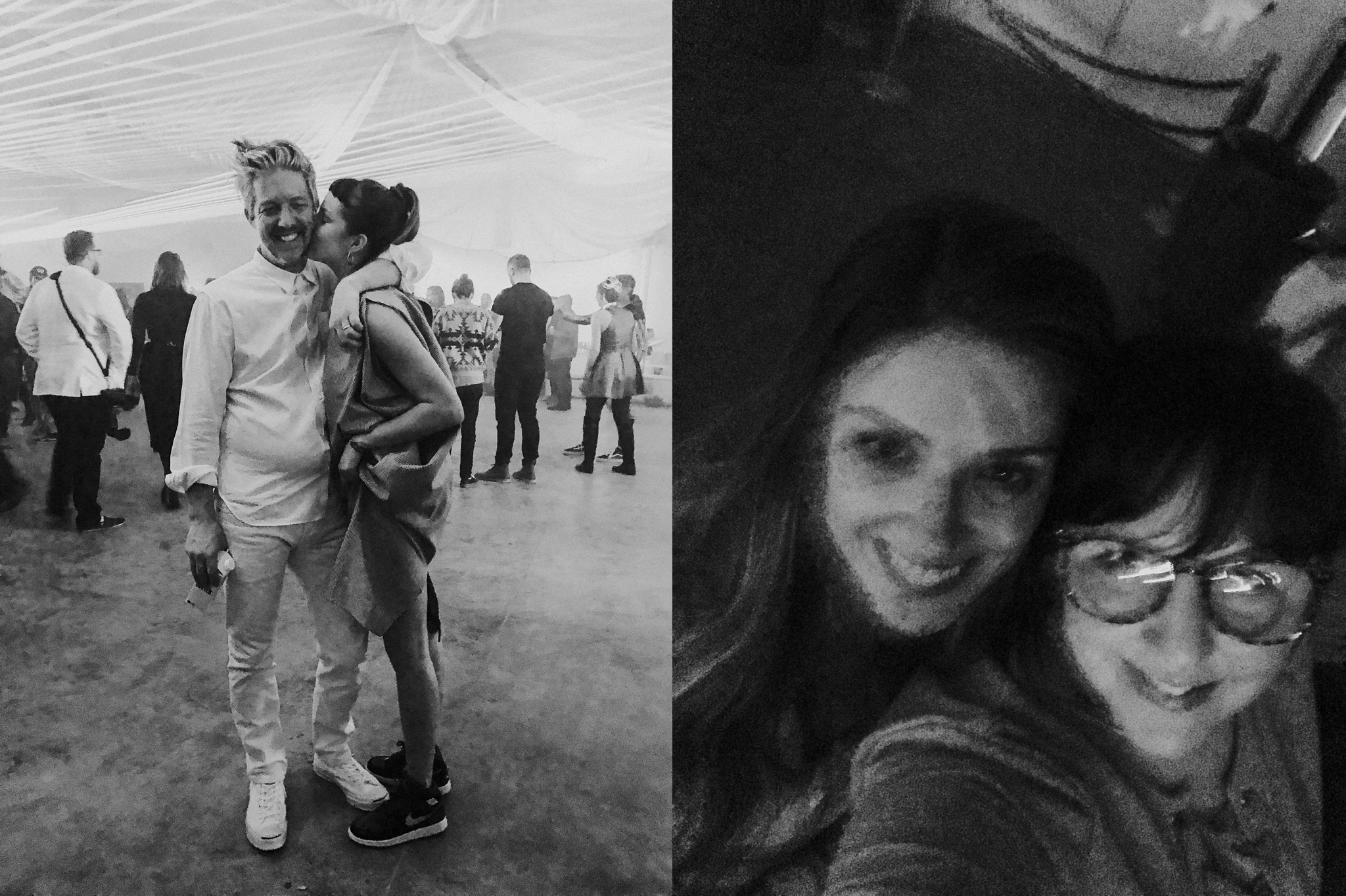 Whit + Yan (L) and with gorgeous Kristin (R)