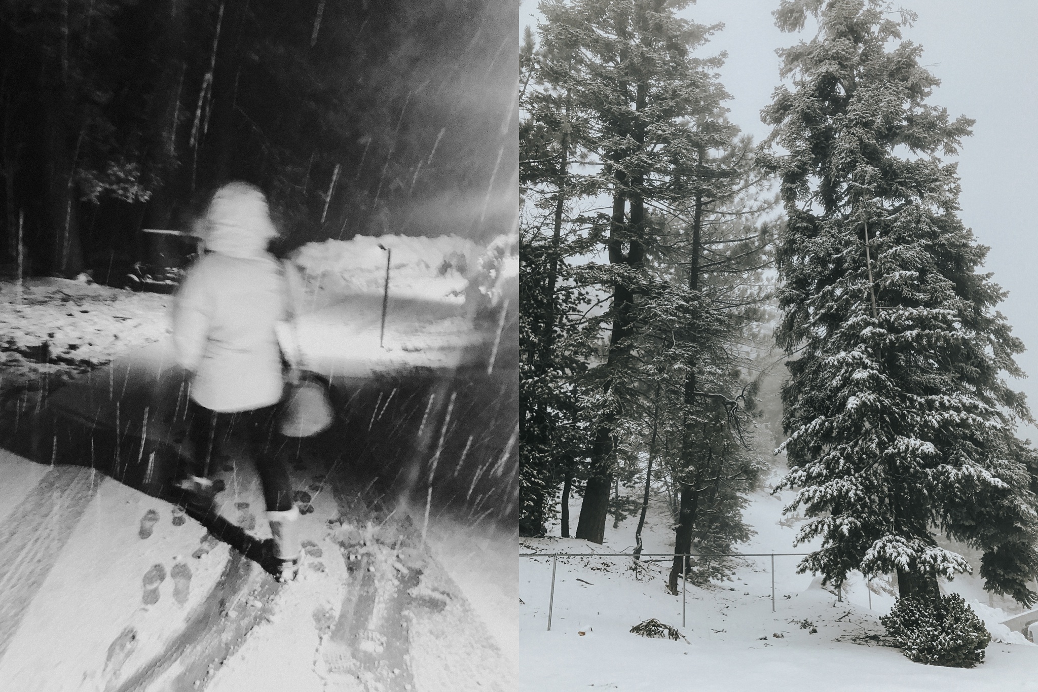 Snowy nights and snowier mornings.