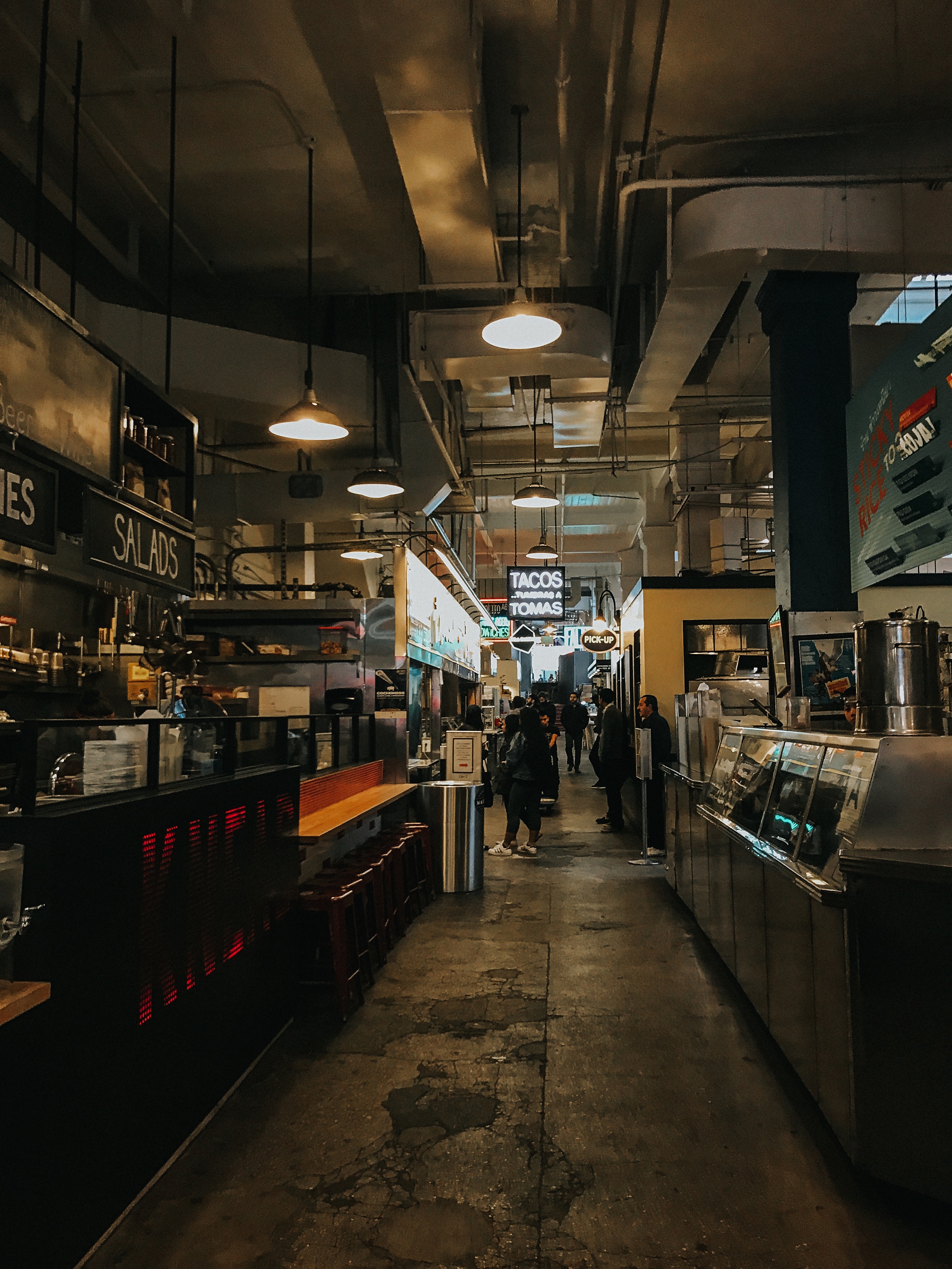 First stop back in LA was Grand Central Market for some coffee and breakfast.
