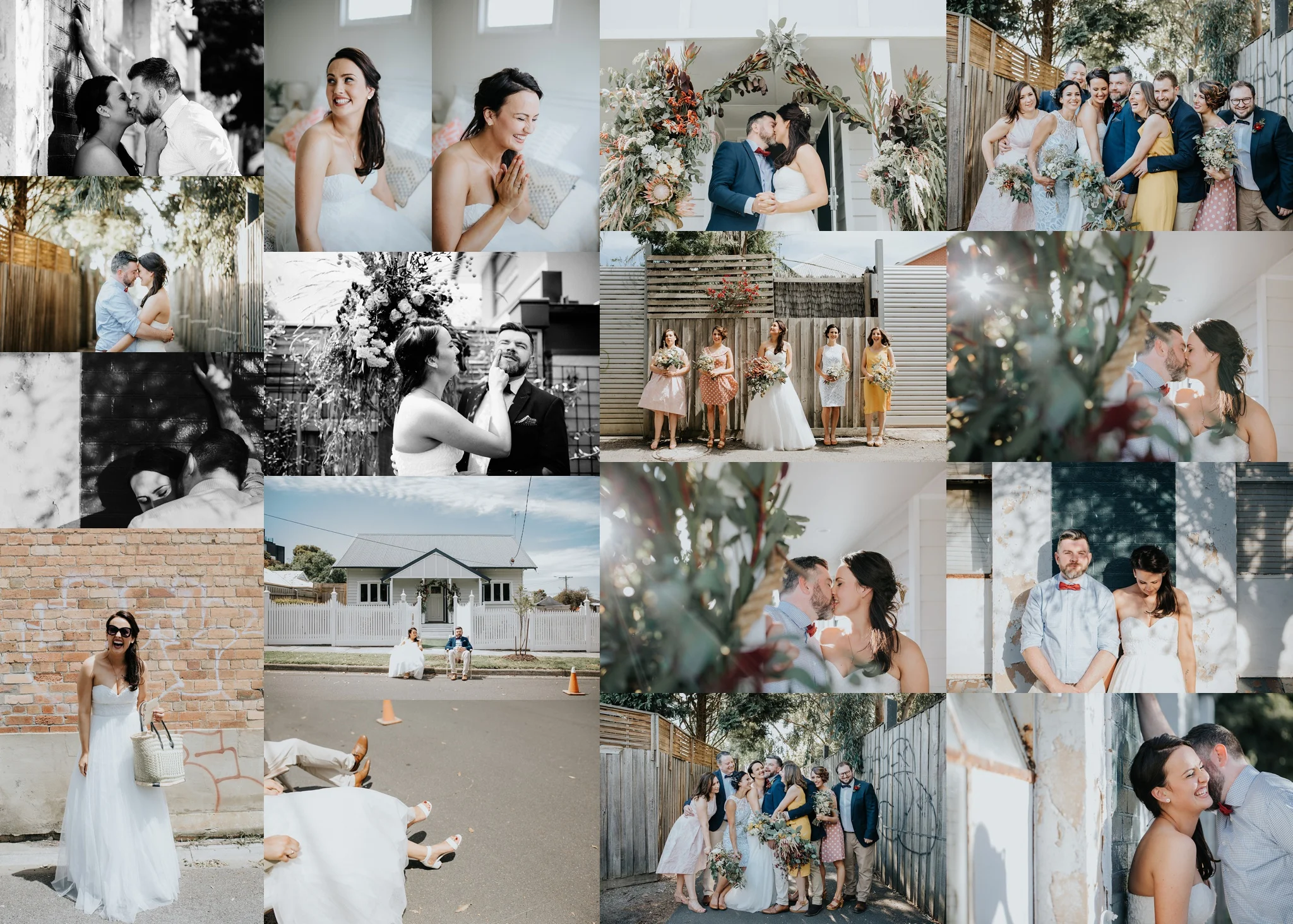 Em + Andy's Preston Wedding at home