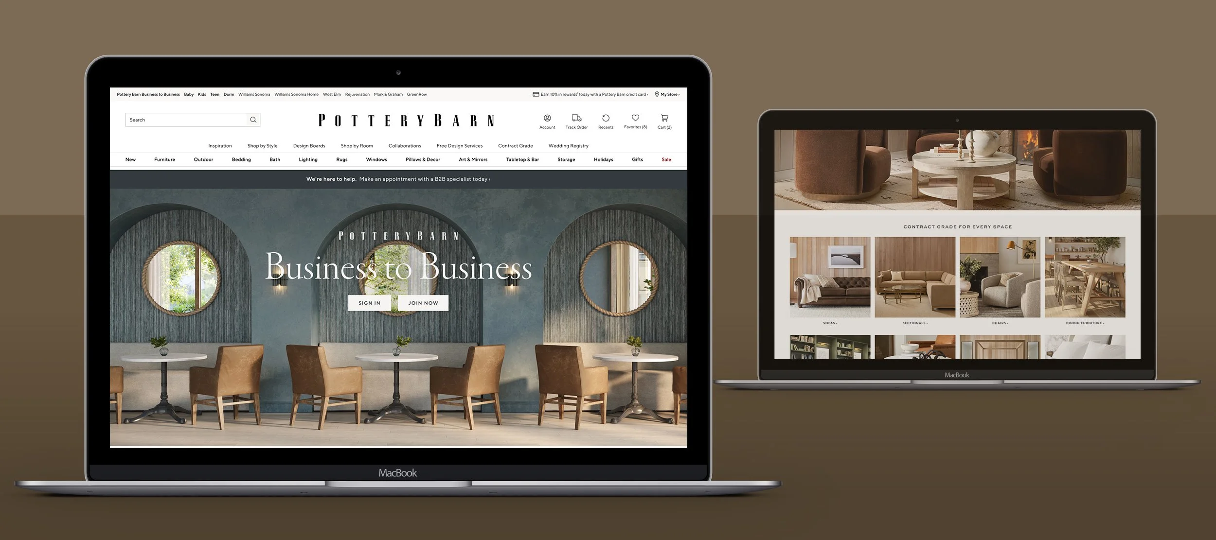 PotteryBarn B2B