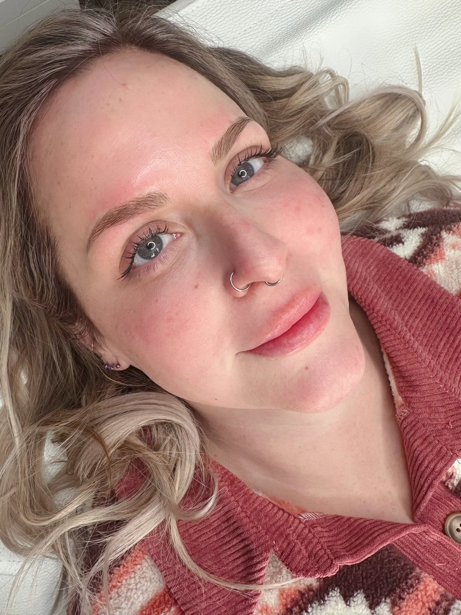 Tomorrow she will wake up. She'll make coffee. She'll go on a walk, run errands, maybe meet friends for lunch. 
Not once will she think about her brows - except maybe to marvel at them.
That's the life Luxe Soft Nano Brows gives you. Want that same f