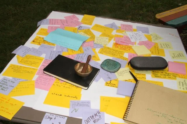 sticky notes on table - second fire.jpg