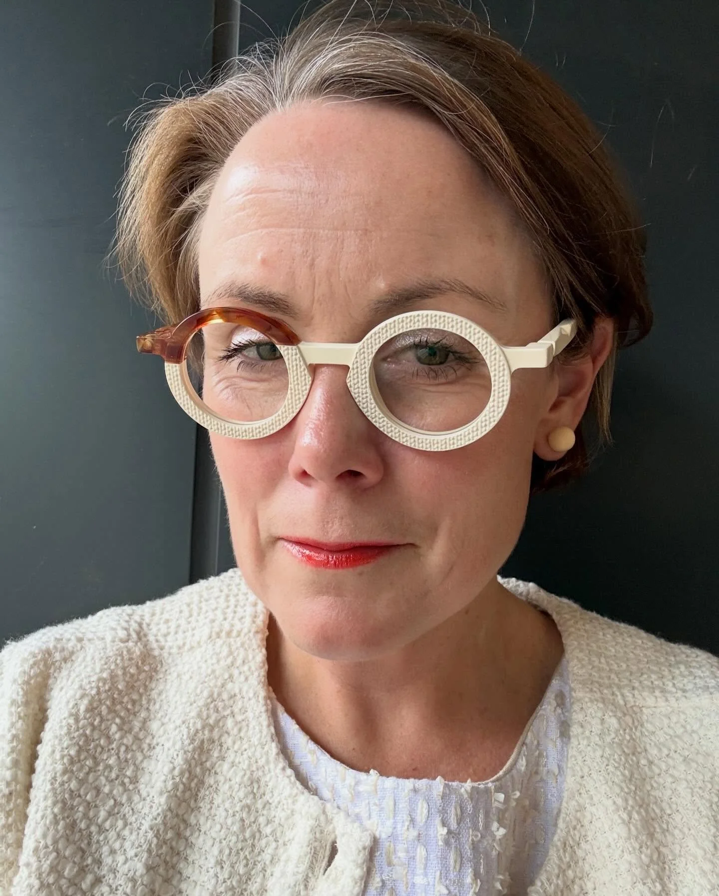 Curated cream crafted in textures @pieromassaroeyewear