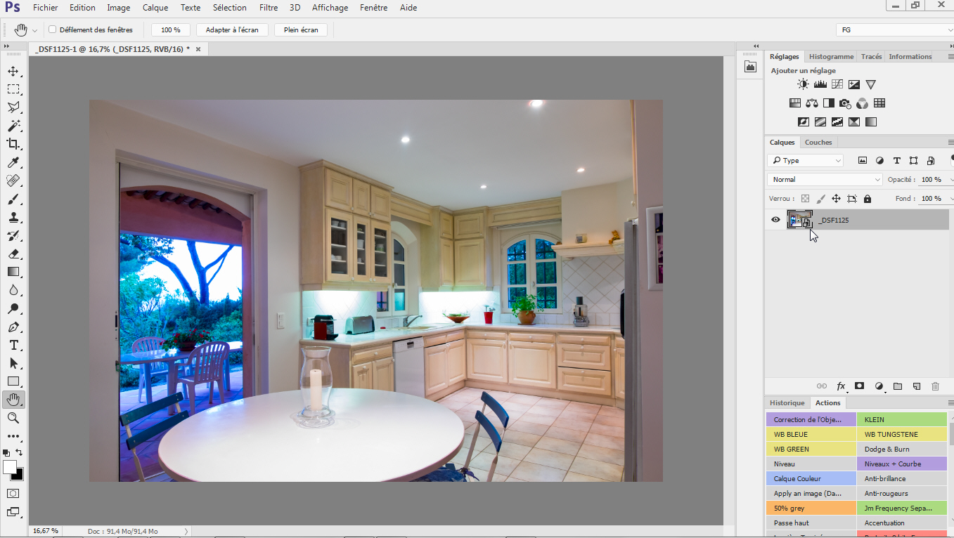 Image ouverte dans Photoshop sous forme d'objet dynamique