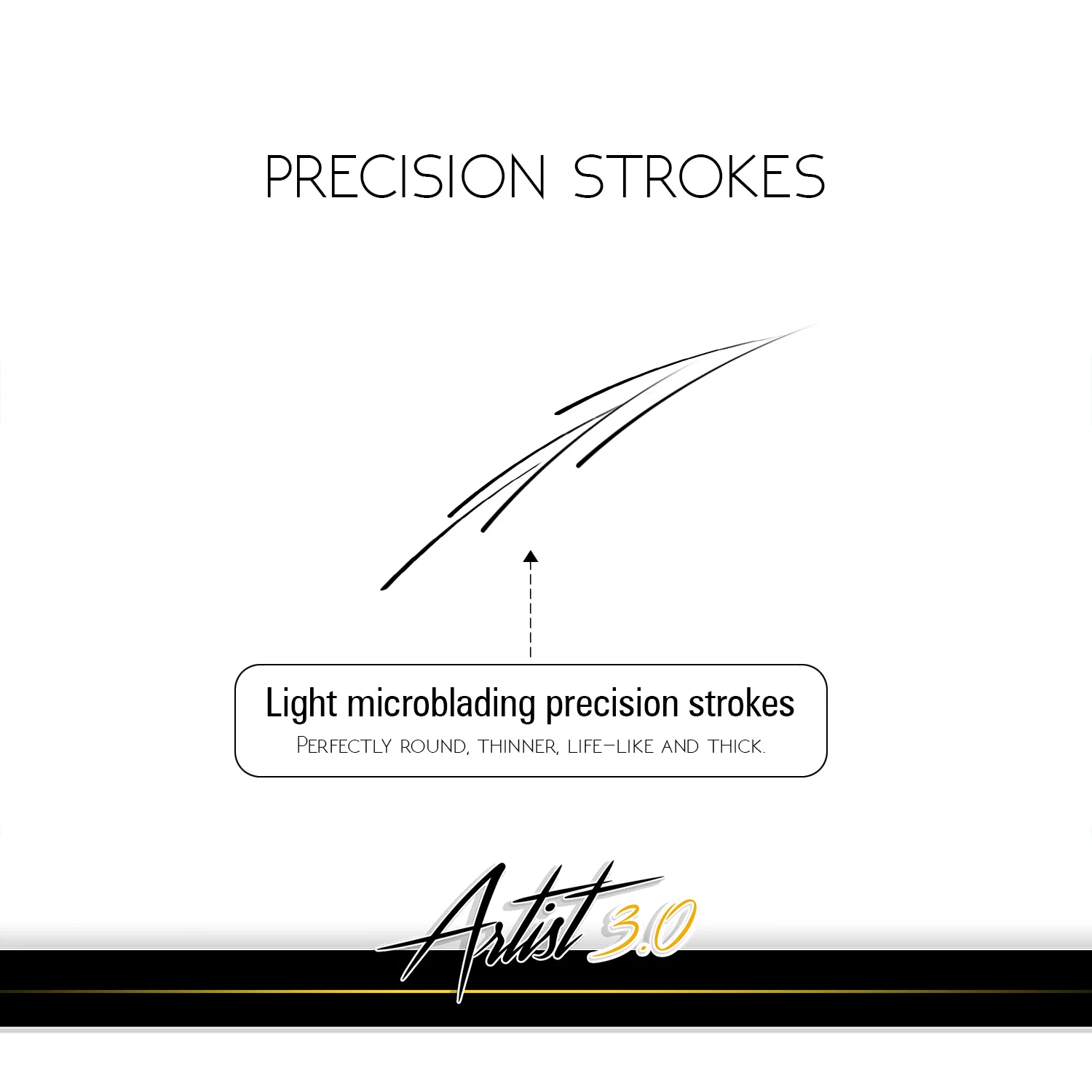 Precision stroking technique has enabled to achieve perfectly natural results so that microblading result could not be detected from natural hair. Even if the pattern is made considerably thicker, lines are thinner with more pigment in the skin, those are more durable and won't spread.
