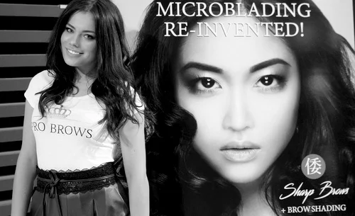 Now well-known and highly acclaimed microblading master Siiri Tabri introducing microblading in trade fairs when it was totally unknown and new technique, in the end of 201€ and beginning of 2015. Most people were sceptical and tried to convince others that "it ruins the brows and will soon be forgotten." Now, in 2018, it can be said that they were mistaken. 