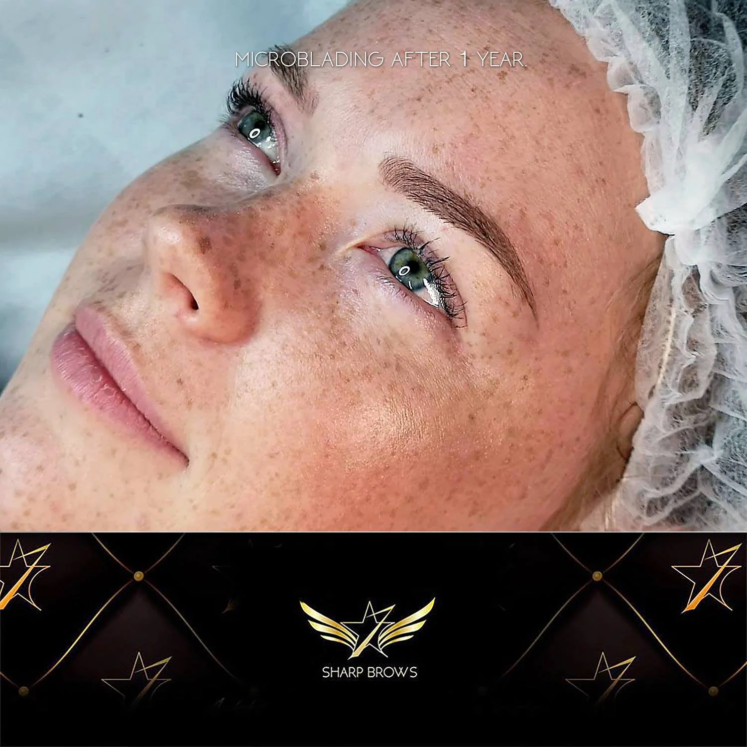 With Light microblading retention is even better.