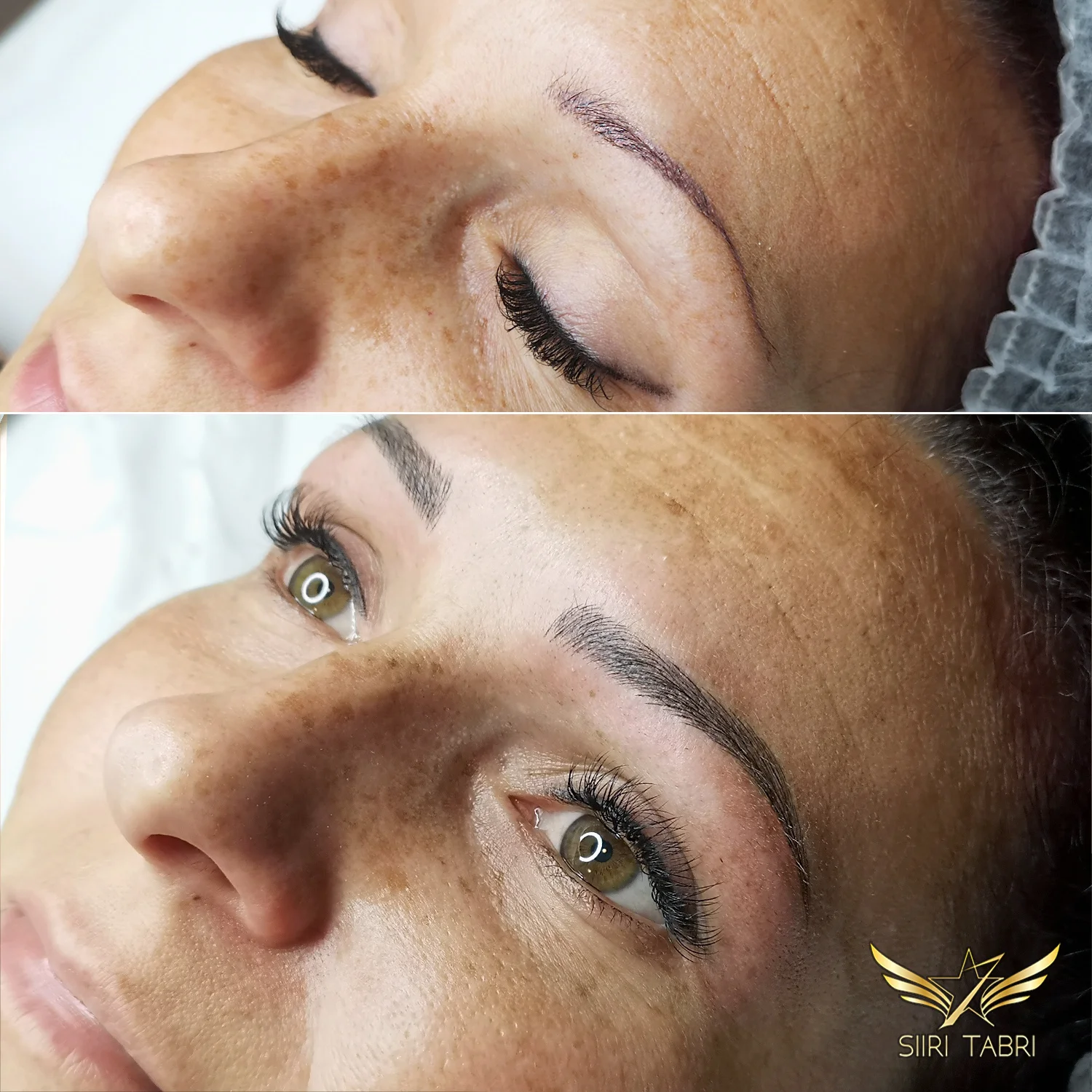 Light microblading. This is just unbelievable! Old pigmentation fixed so that even the close friends of the client did not believe it.