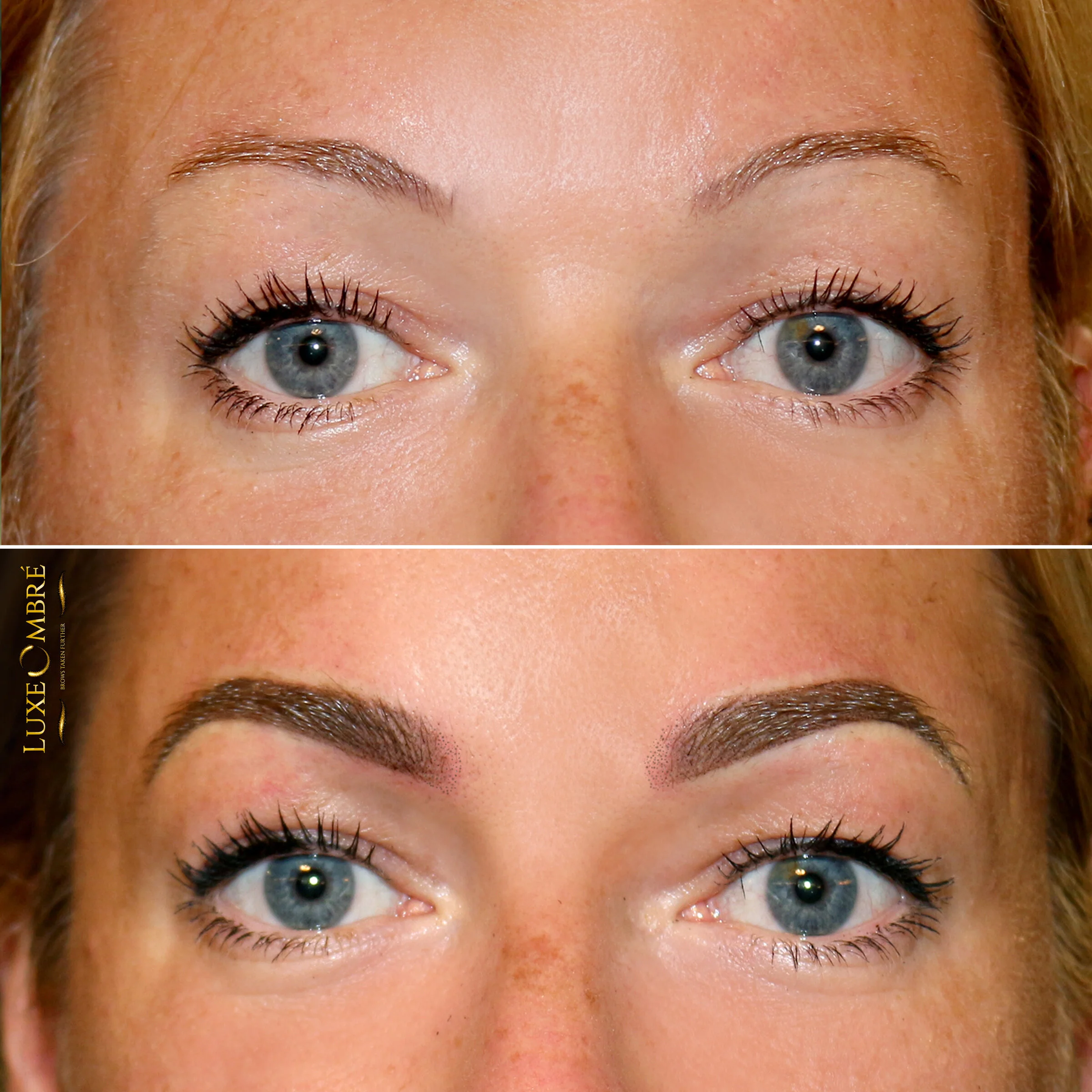 Little brows turned to natural and beautiful with LuxeOmbre.