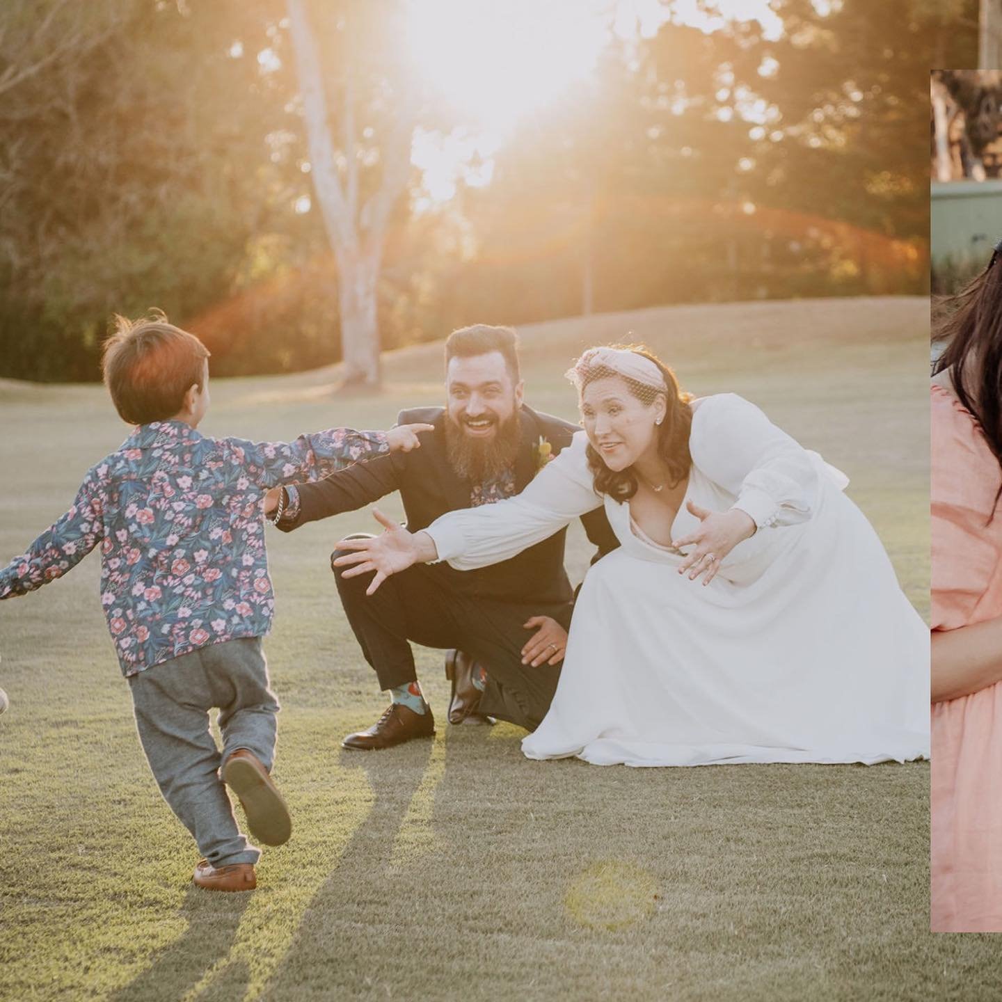 Absolutely in love with these images from Helene and Dion&rsquo;s wedding 💕 Helene and Dion are the kind of people who know how to have a good time. During their wedding portrait session, there were handstands, playful antics, spontaneous games of c