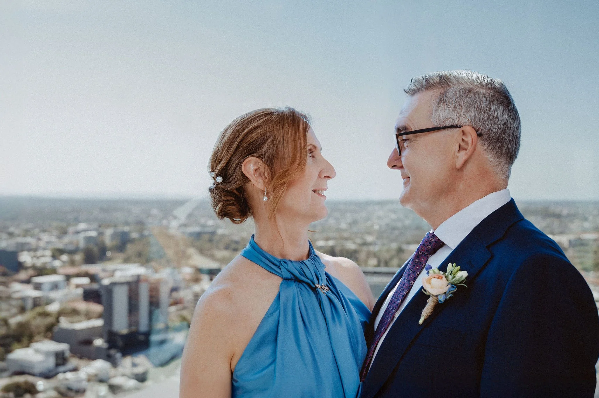 Bride and groom at Brisbane Registry Office ceremony