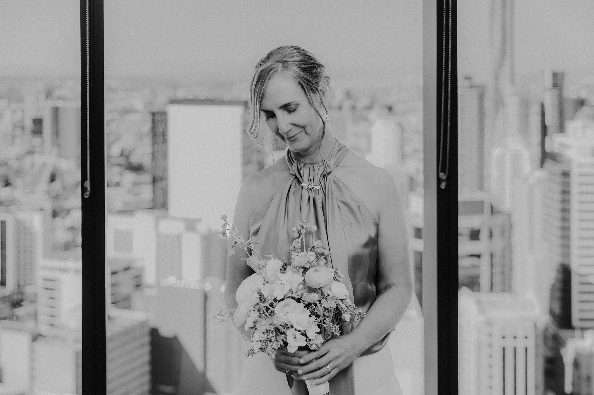 Bride at Brisbane Registry Office ceremony
