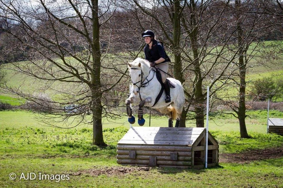 Here are Jess and Smokey - in this pic she is wearing our eQuest Grip Pro riding gloves!