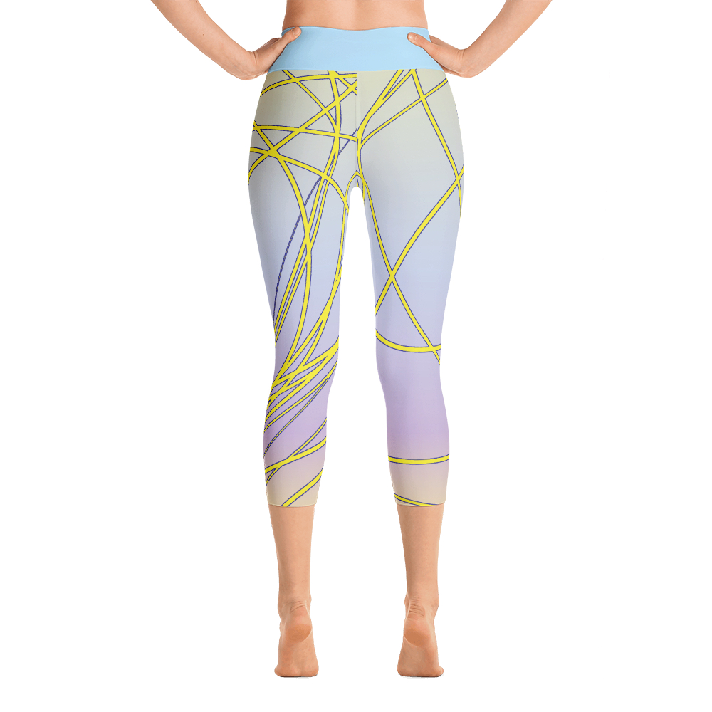 SGRIB - design 24 - Women's Fashion Yoga Capri Leggings - xs-xl