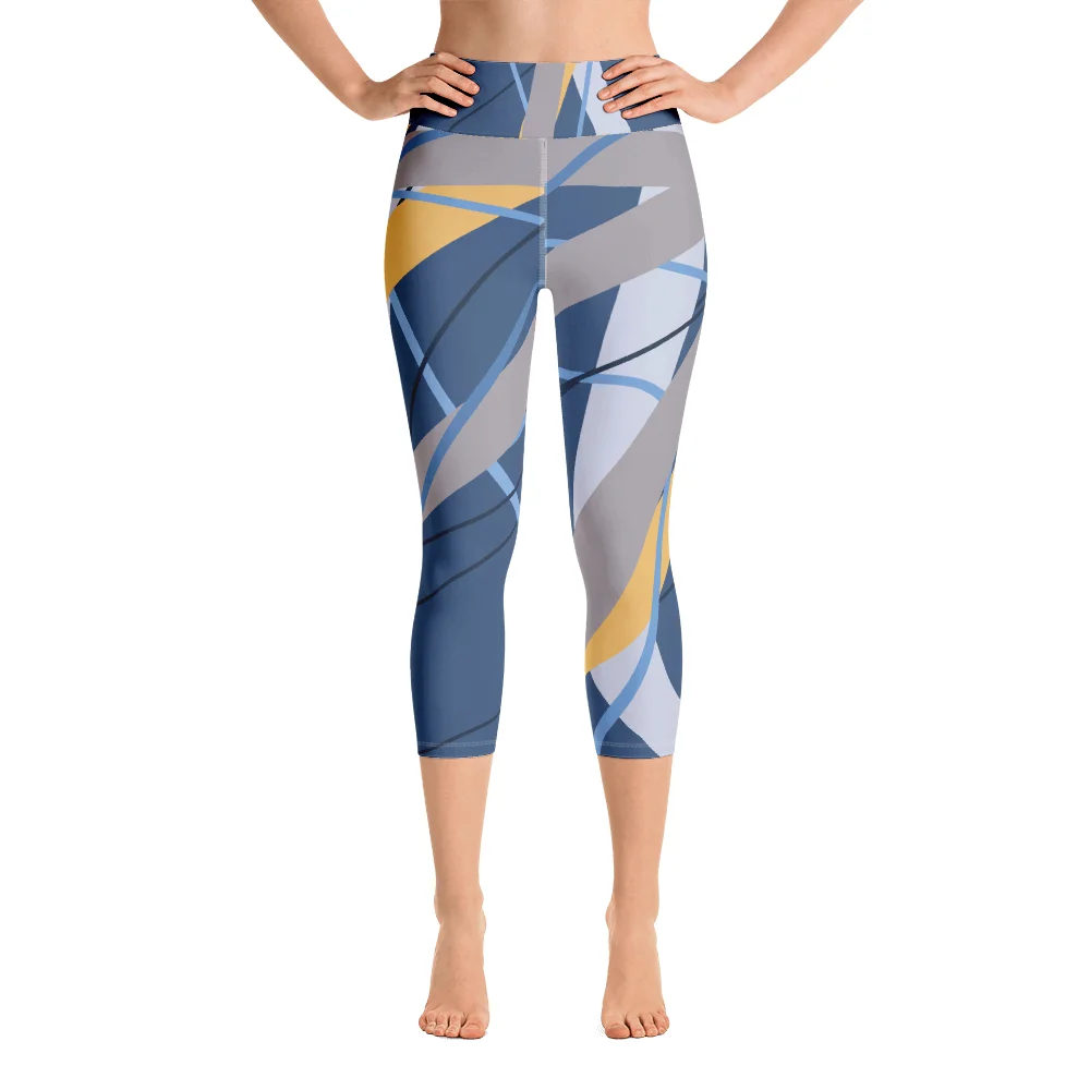 Pantalon Capri Skinny Femme Taille S/XS - Laine Et Polyester - Noir/gris - Occasion Très Bon état