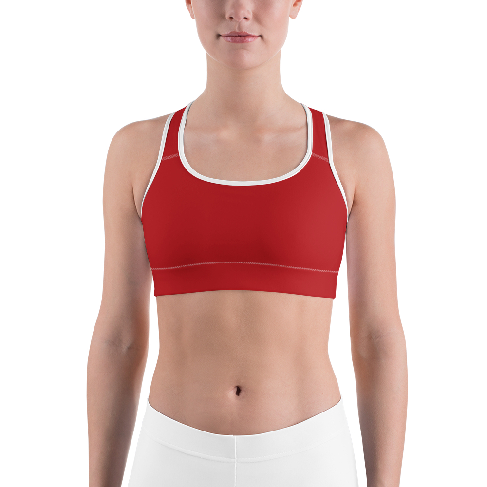 Sgrib - red 5 - Women's Fashion Sports Bra - xs-2xl sizes — scott garrette