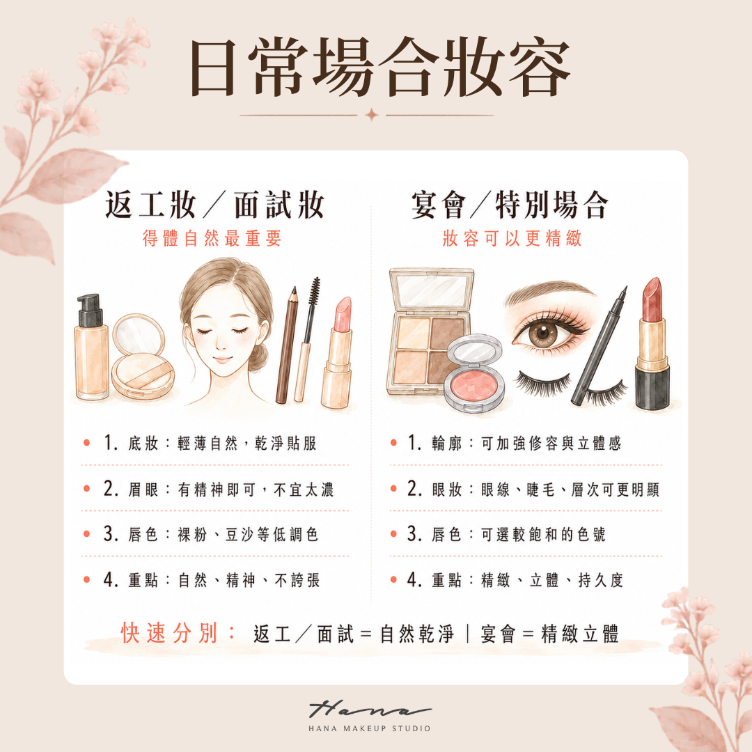日常場合妝容