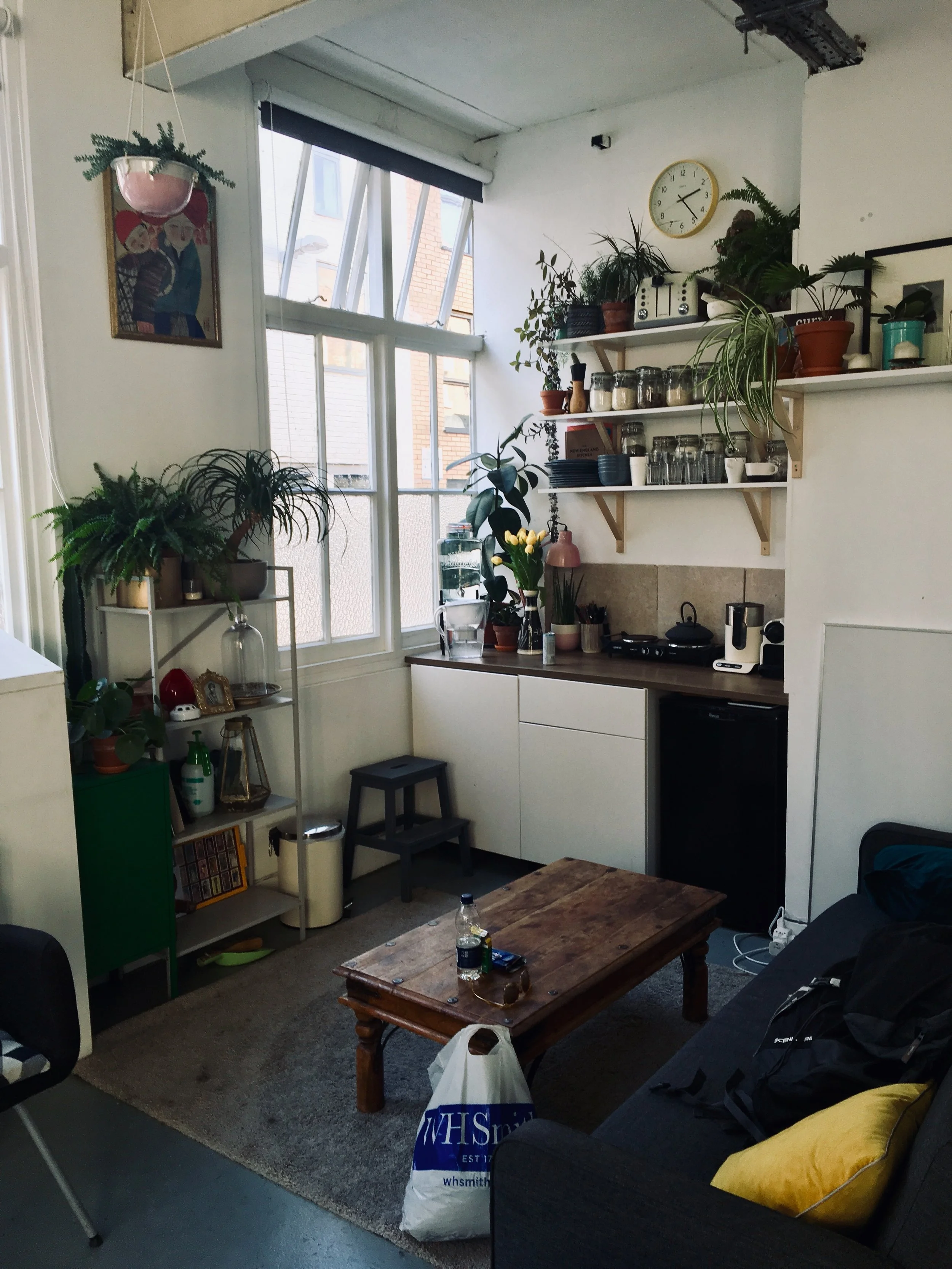 AUCH Studio - Their cute little kitchen and relax area.