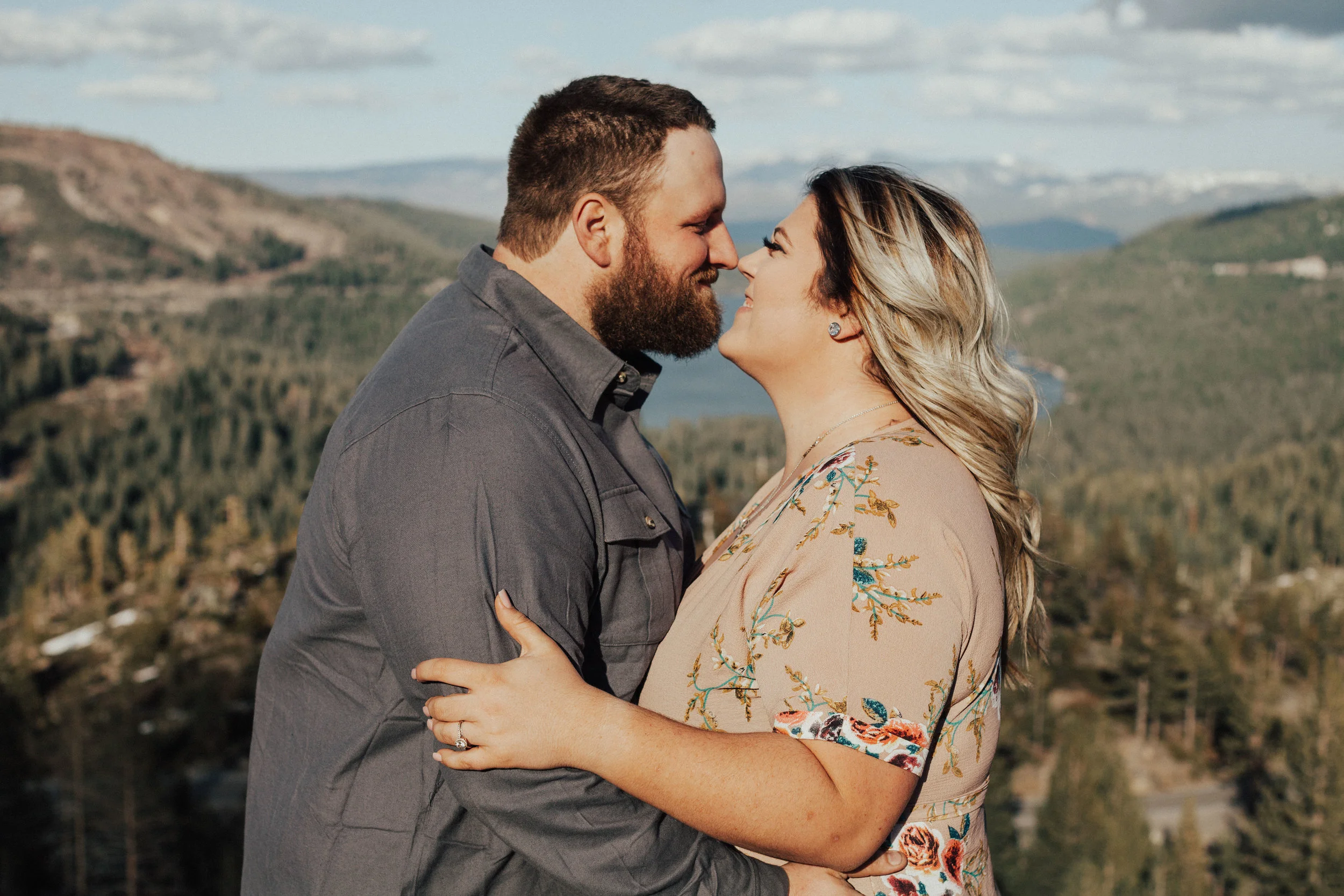 Donner Lake couples session.
