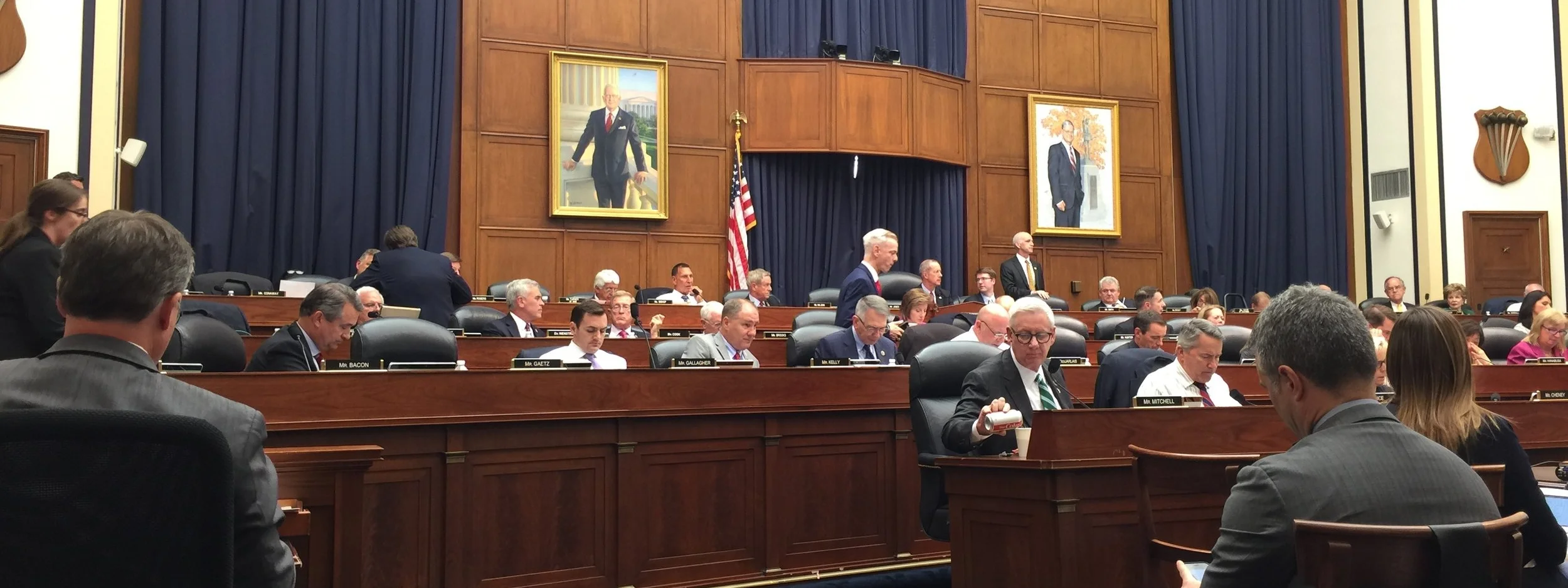 CoAspire personnel attended the open HASC Markup session on May 9, 2018 where JAGM-F and other issues were debated and voted on. JAGM-F Missile amendments (an additional $10M total authorized for Navy and Marine Corps) were voted on "En Bloc" and the vote was bi-partisan and unanimous. (CoAspire Photo)