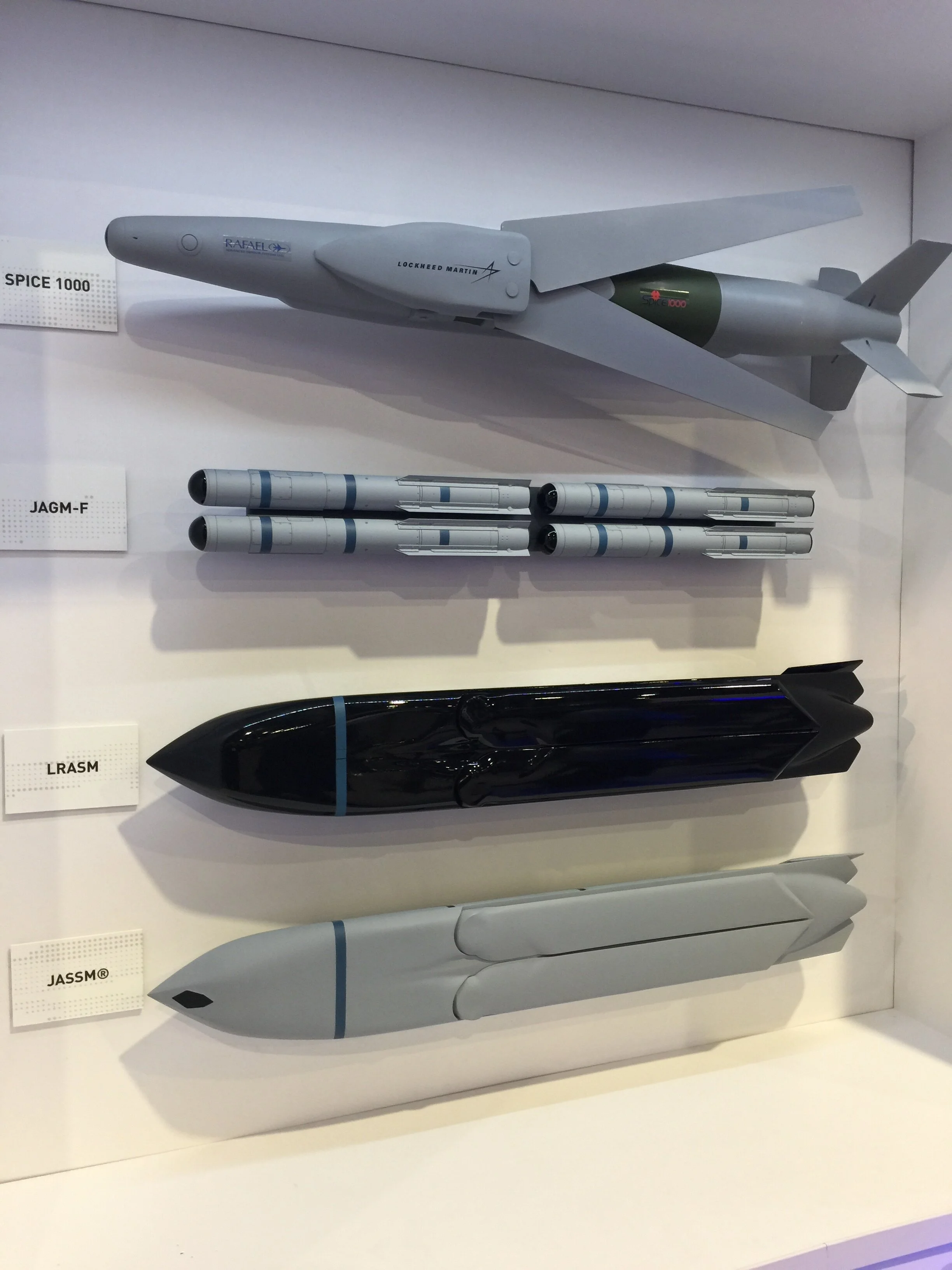 Lockheed Martin Missiles/PGMs displayed at AFA2019 Trade Show JAGMF LRASM JASSM Spice1000