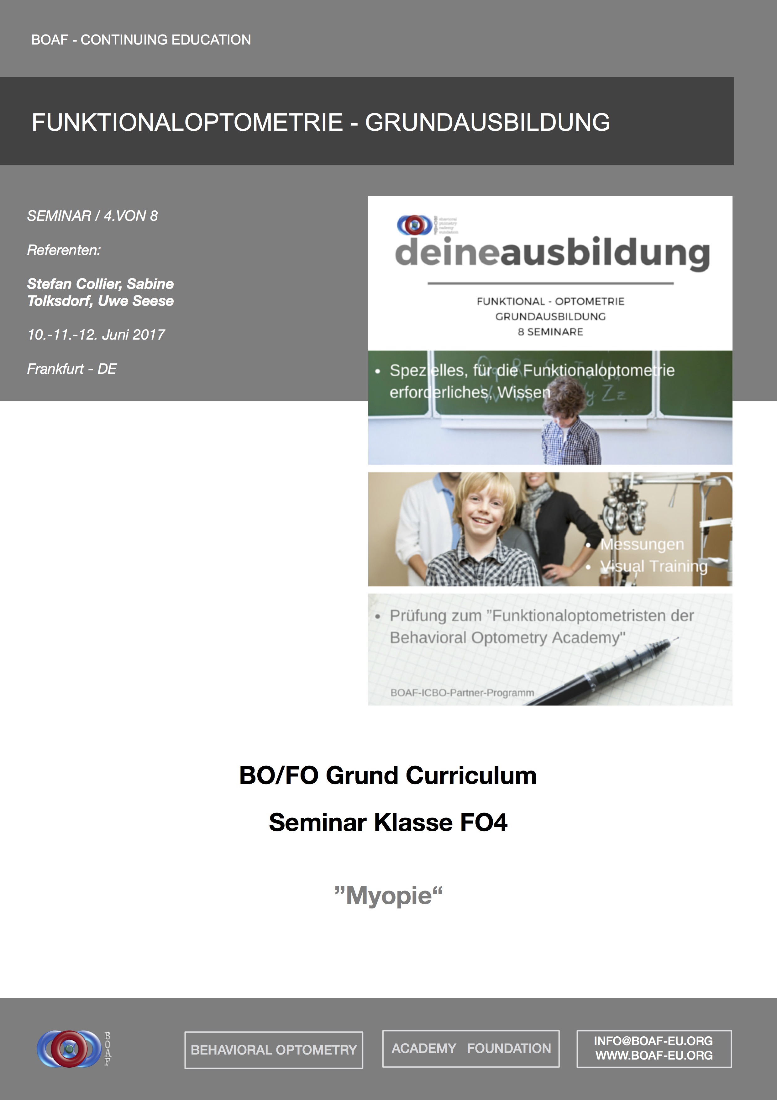 BOAF-Curriculum - Education Brochure - German --->