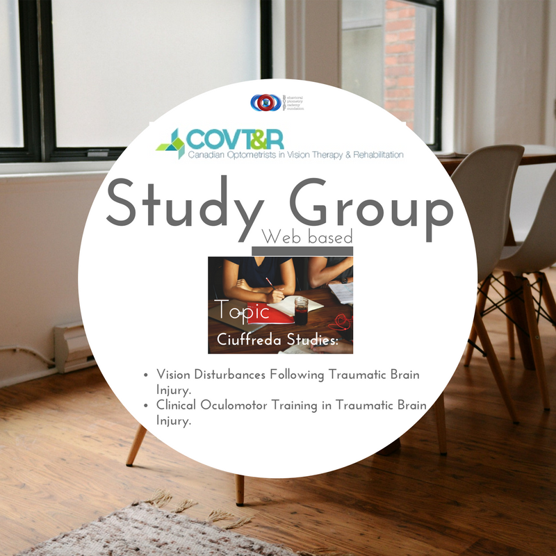 COVT&R - First online - Web Based Study Group Gathering