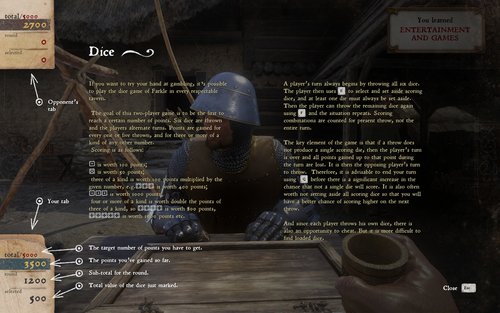 Kingdom Come Deliverance: How to play dice 