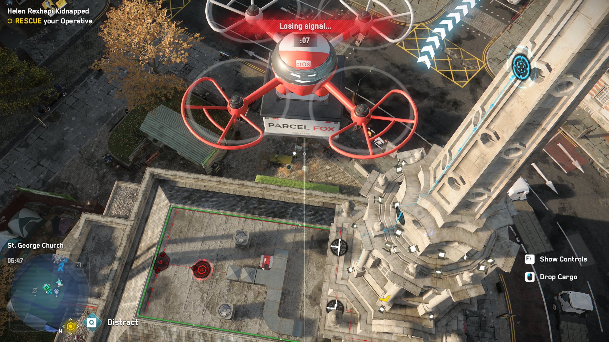 WATCH DOGS: LEGION - Driving and Drones Gameplay Footage 