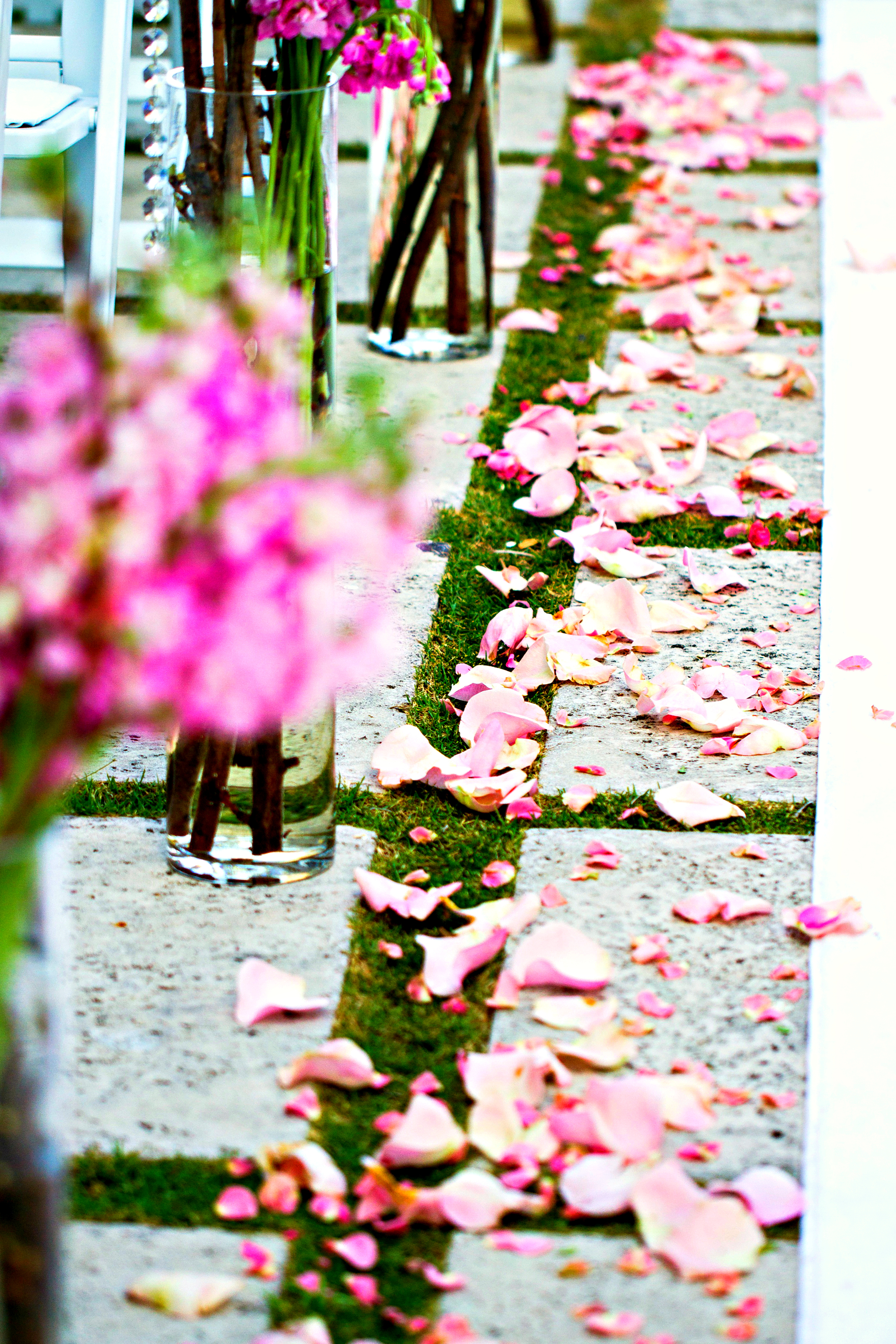 Aisle Decor | Marriott Singer Island Resort Wedding