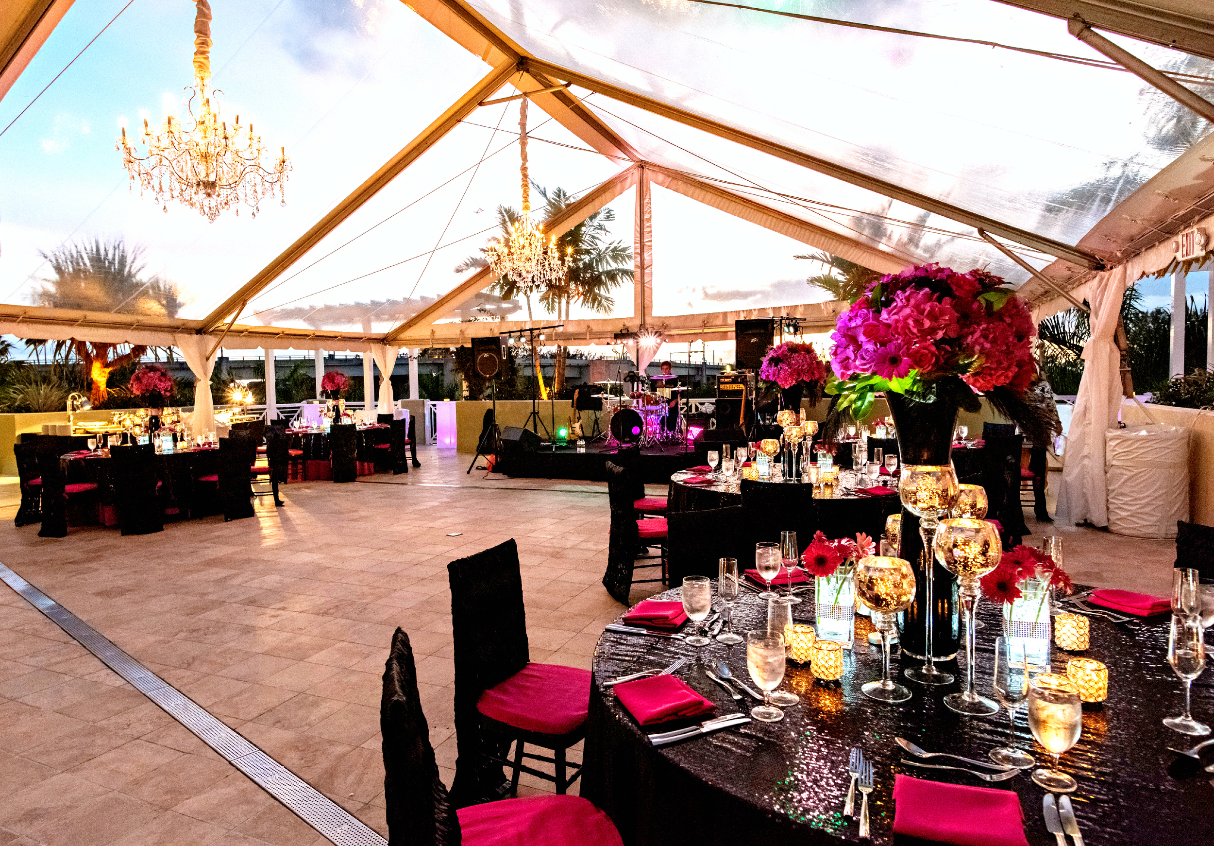 Wyndham Grand Jupiter Wedding Reception Decor