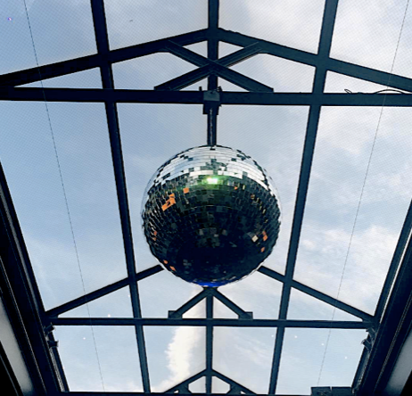 Disco Ball (with pin spot lights) price includes installation - $250