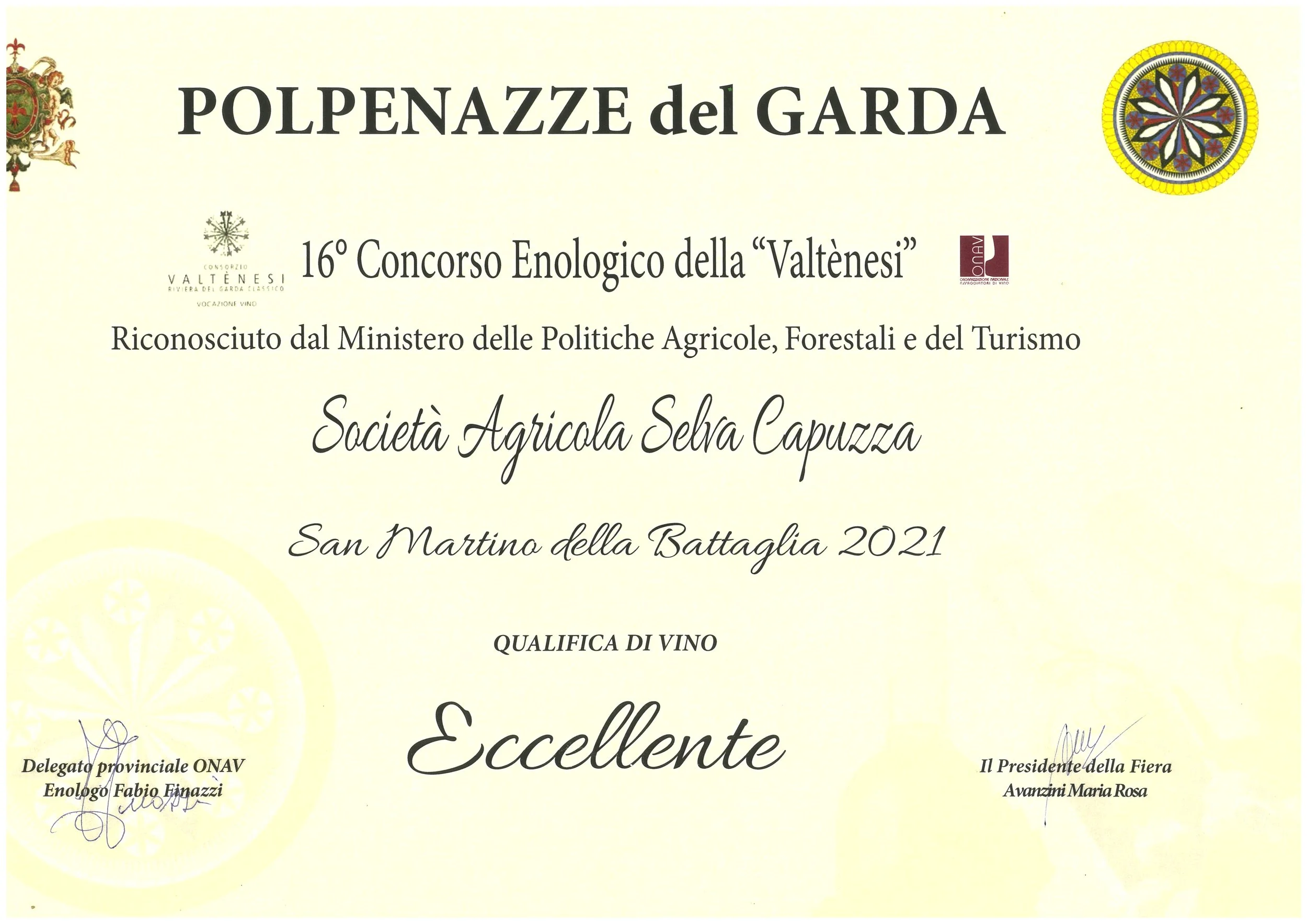 16 Concorso Enologico della Valtenesi