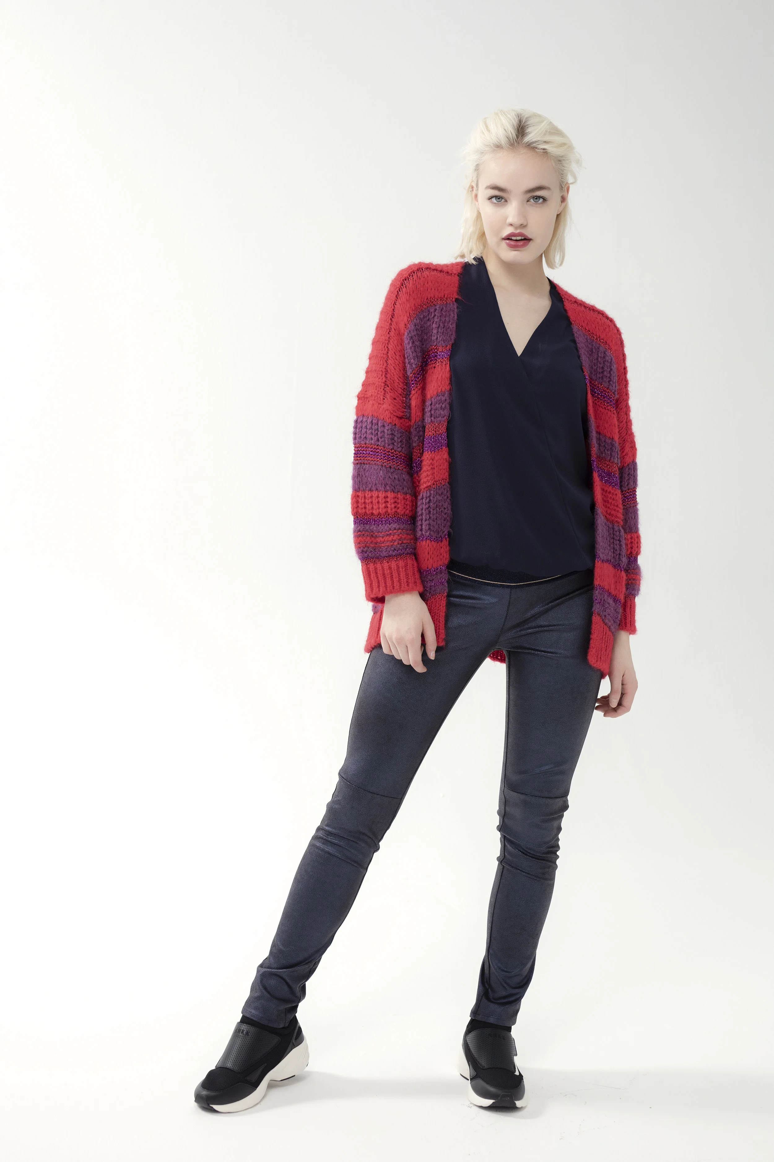 Shirt FONDANT - crepe | Cardigan CAROLA - atalanta | Trouser TROSSA - zamp