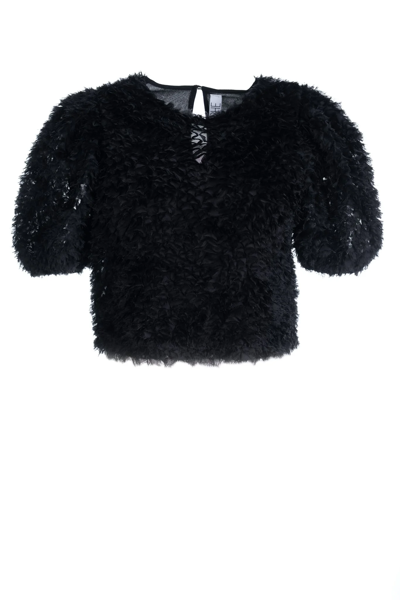 NIKKI-F74 ELEQ SHIRT BLACK 139,95