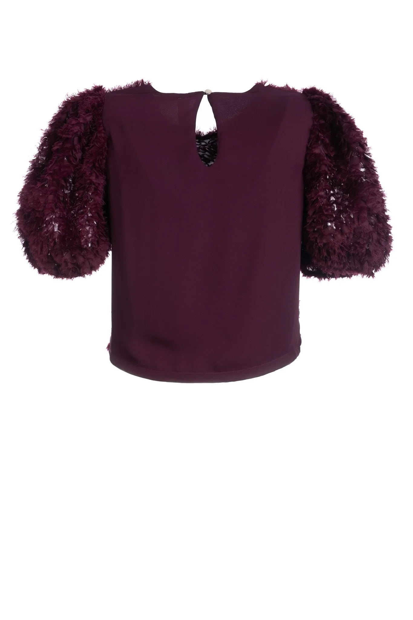 NIKKI-F74 ELEQ SHIRT WINE 139,95 Back