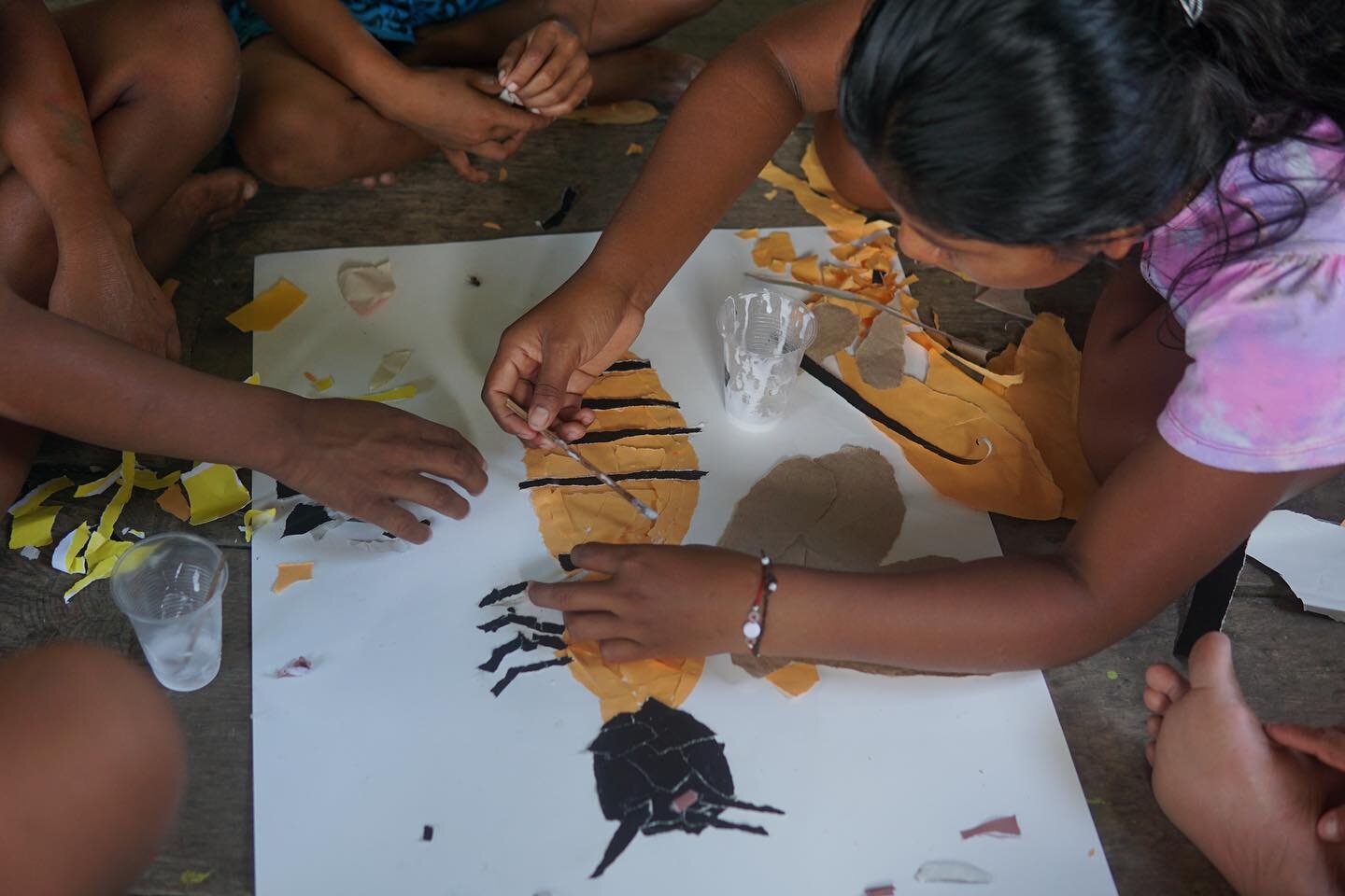 Maijuna beekeeping educators have recently been focused on teaching bee ecology and the Maijuna language to youth in their communities. 
&nbsp;
In addition to helping kids understand the connection between stingless bees and Maijuna culture, our educ