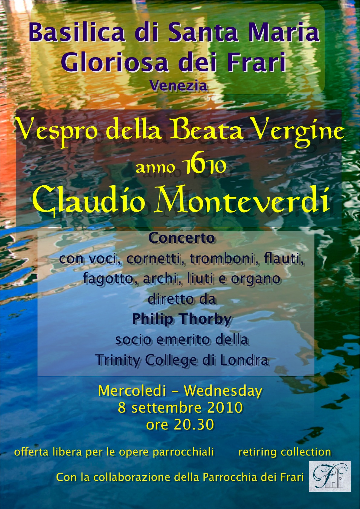 Monteverdi Vespers 1610 Poster