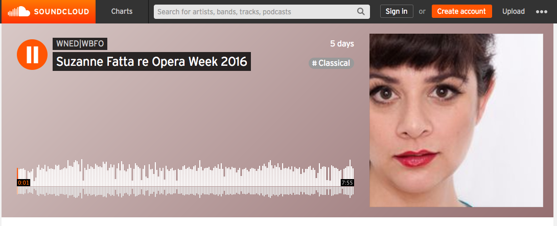 Radio interview for National Opera Week Lecture