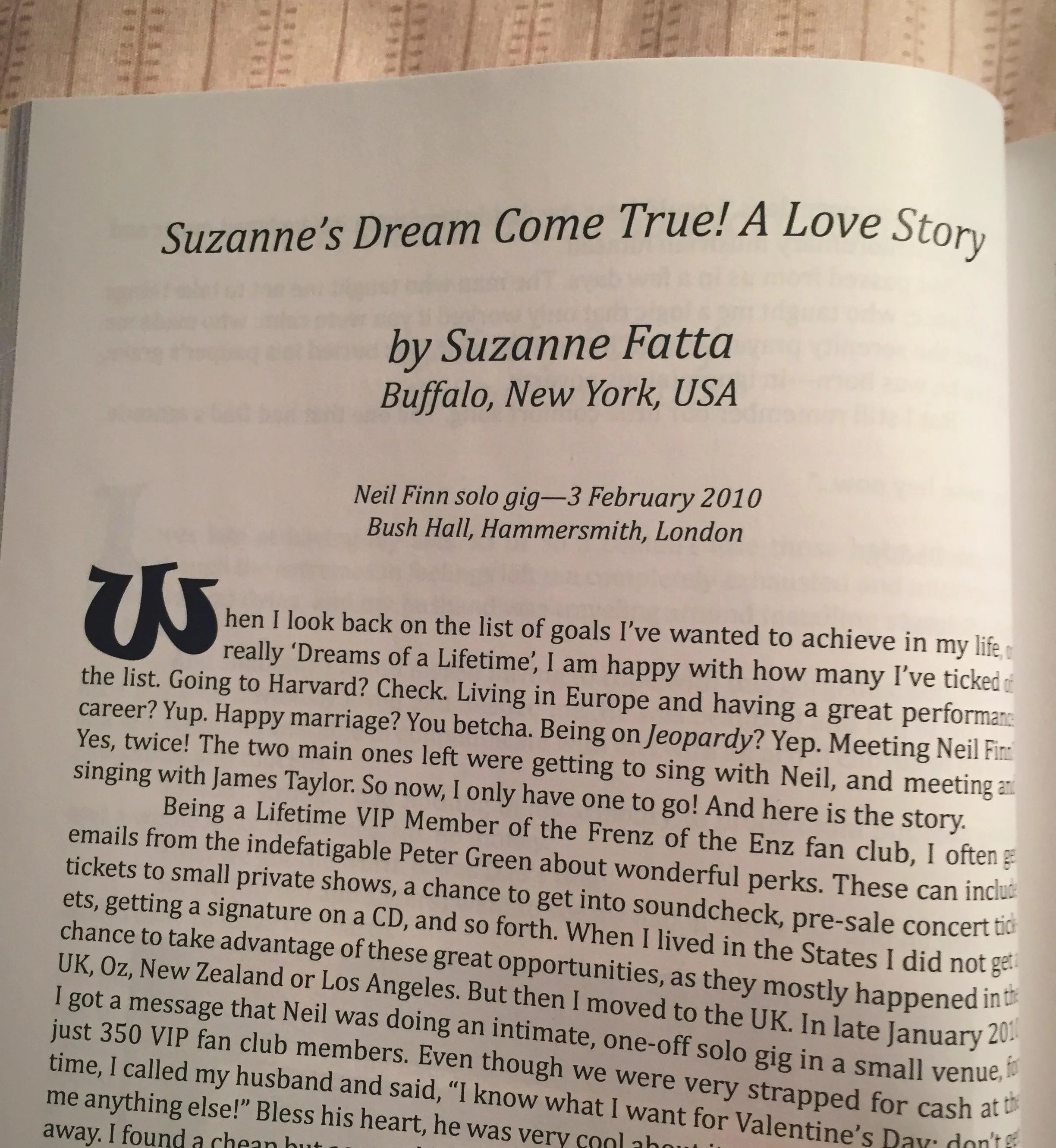 Neil Finn article!