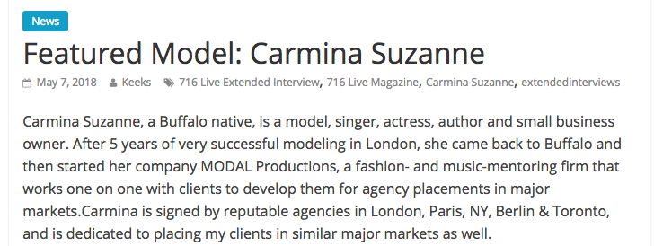 Featured Model in 716 Live